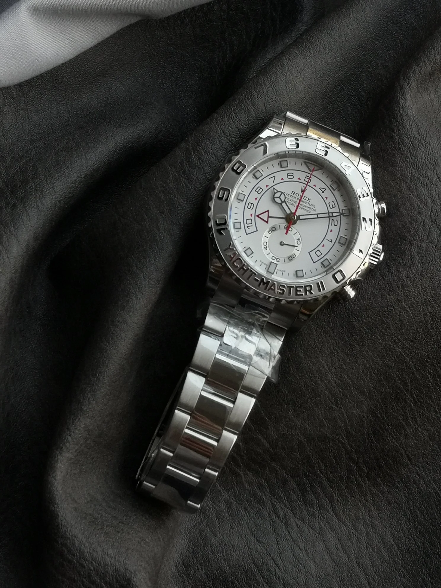 Rolex Yacht-Master 116689 — photographed off the sweep