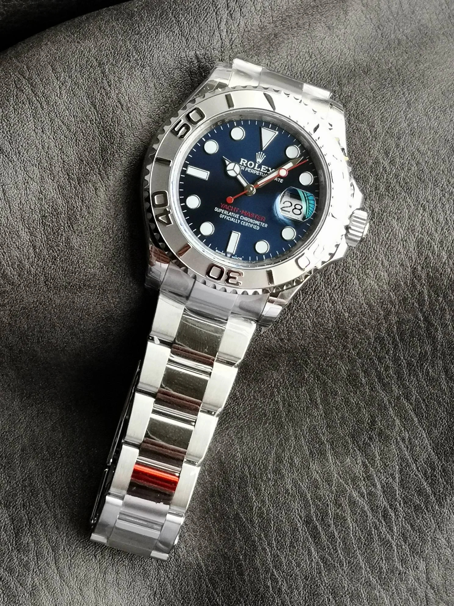 Rolex Yacht-Master 126622 — photographed off the sweep