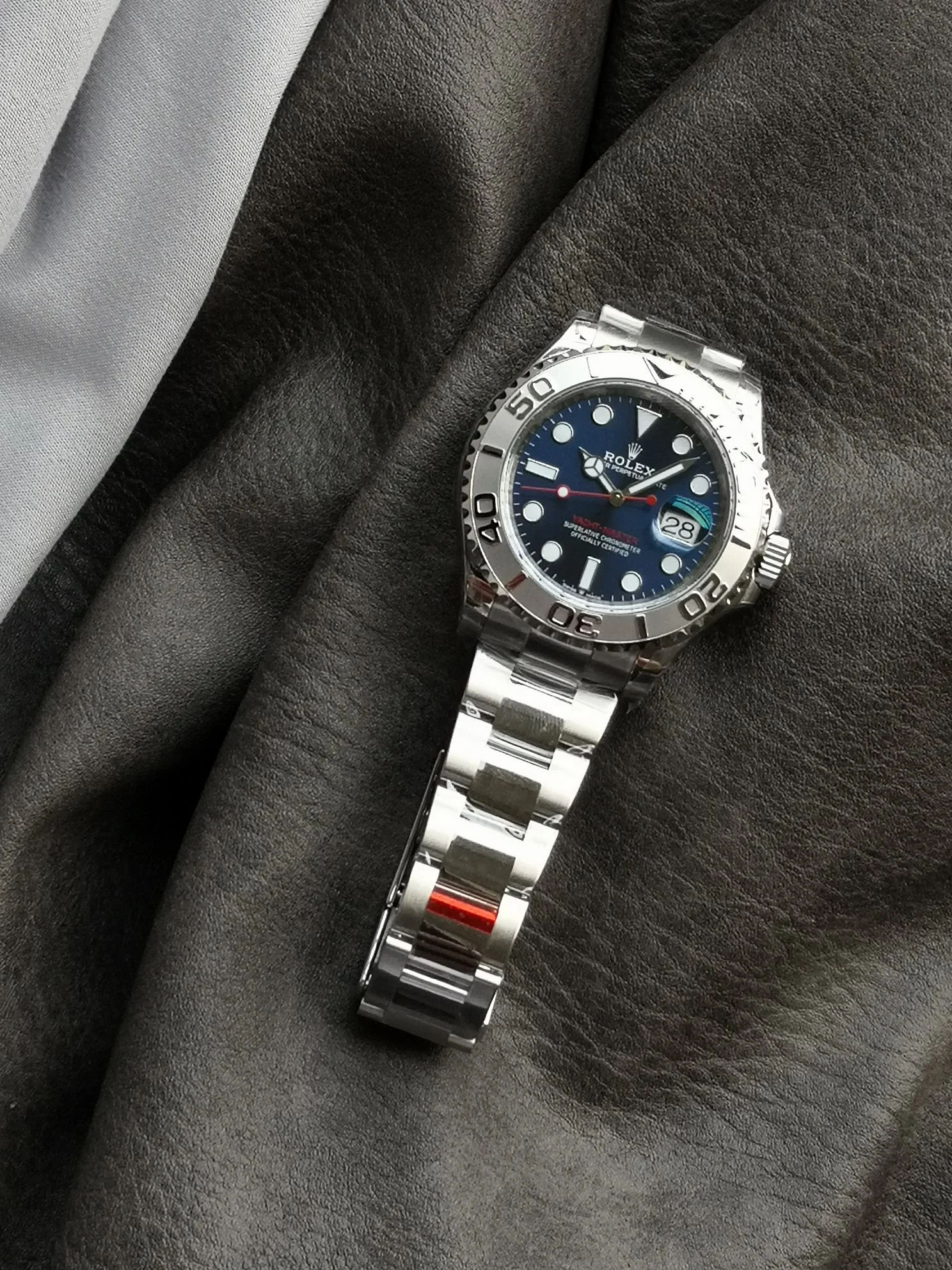 Rolex Yacht-Master 126622 — photographed off the sweep
