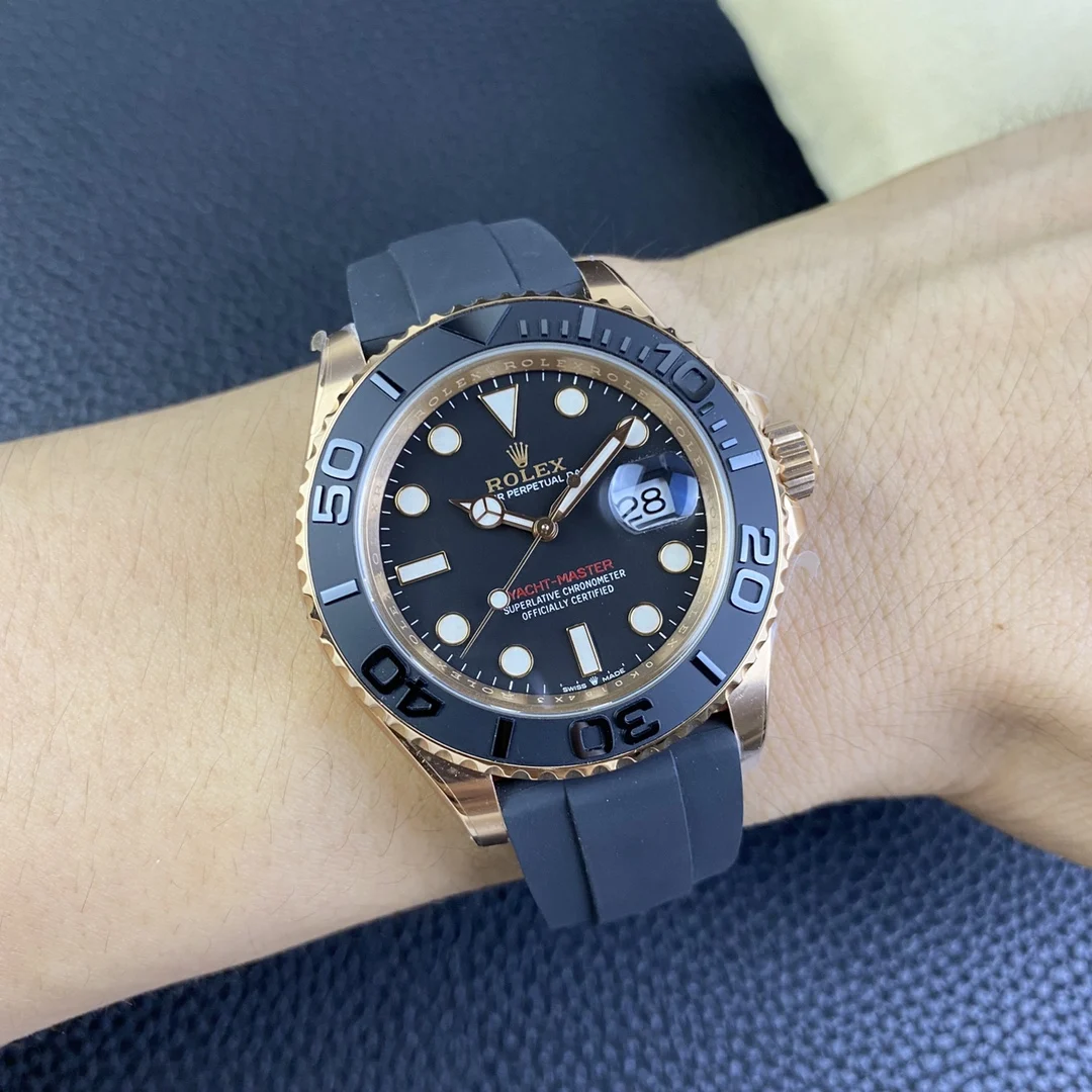 Rolex Yacht-Master 40mm — photographed off the sweep