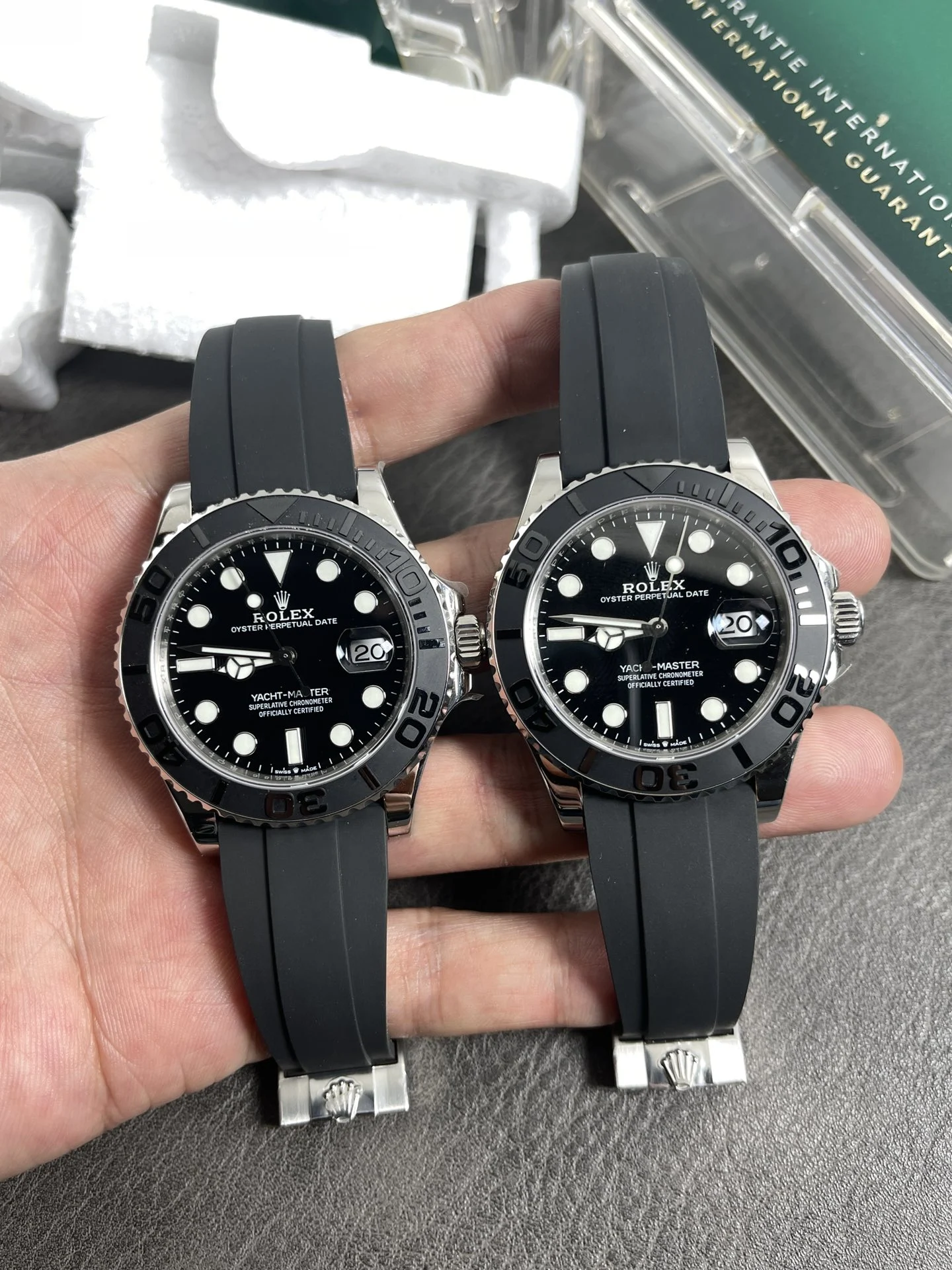 Rolex Yacht-Master 42mm — photographed off the sweep