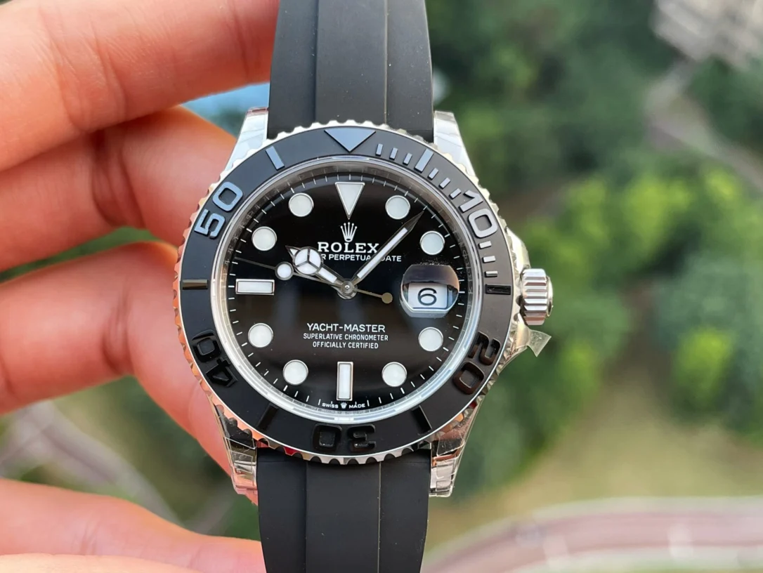 Rolex Yacht-Master 42mm — photographed off the sweep