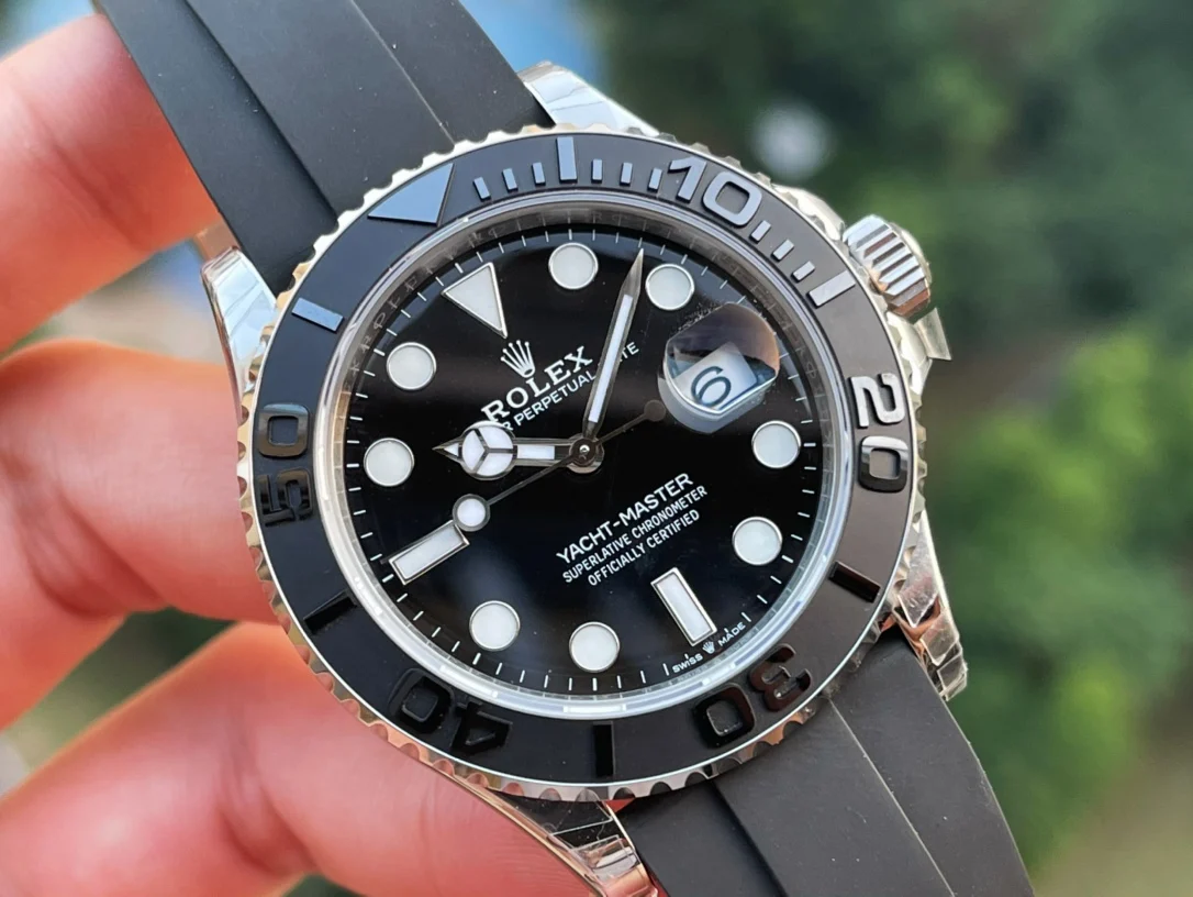 Rolex Yacht-Master 42mm — photographed off the sweep