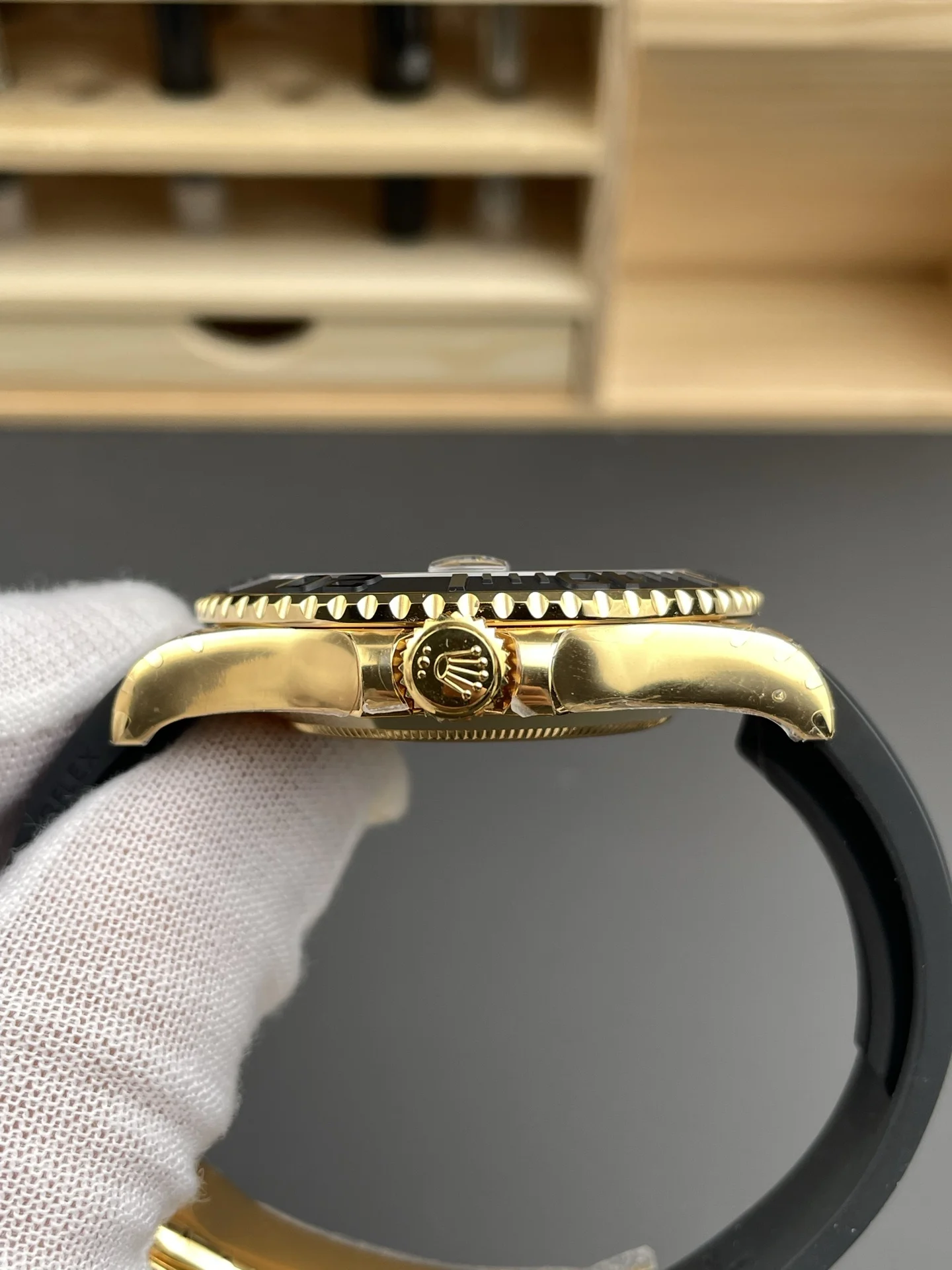 Rolex Yacht-Master 42mm — photographed off the sweep
