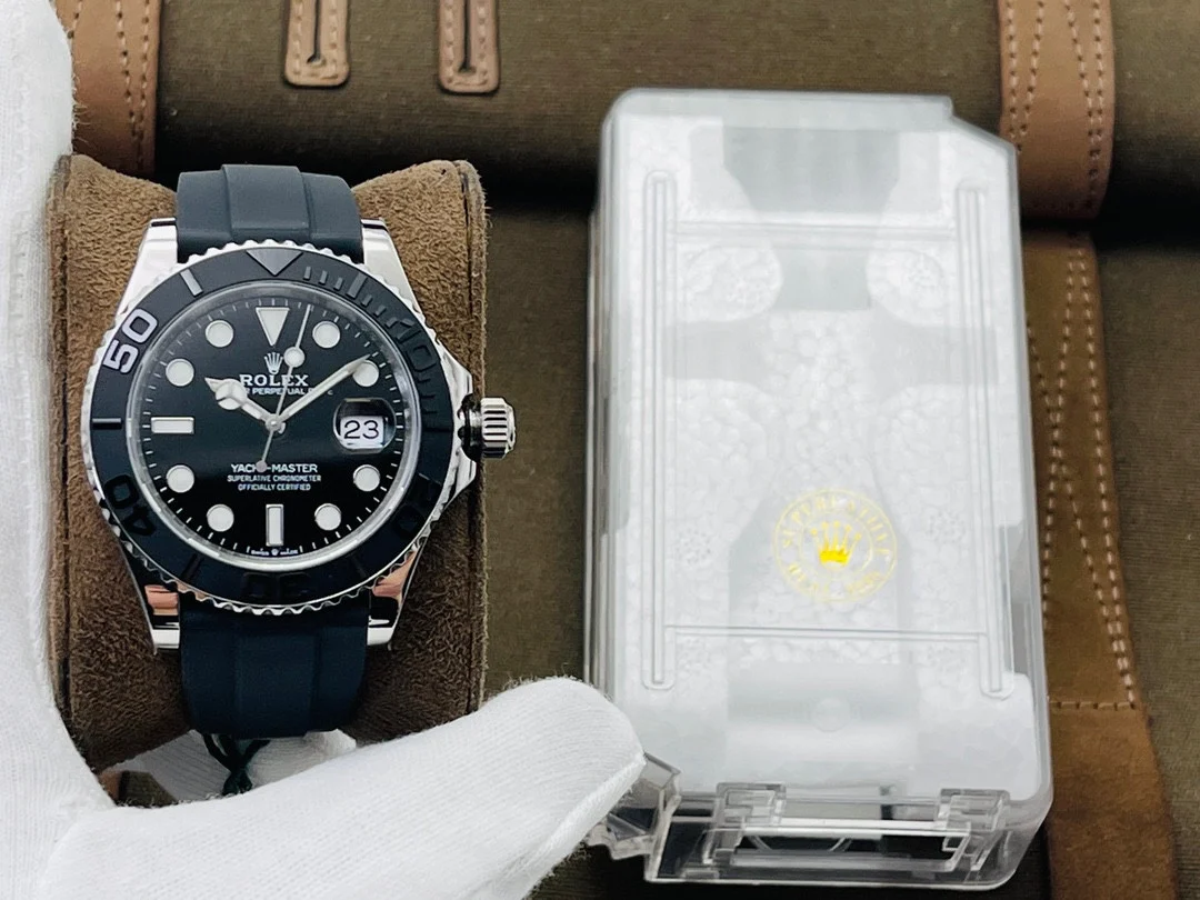 Rolex Yacht-Master 42mm — photographed off the sweep