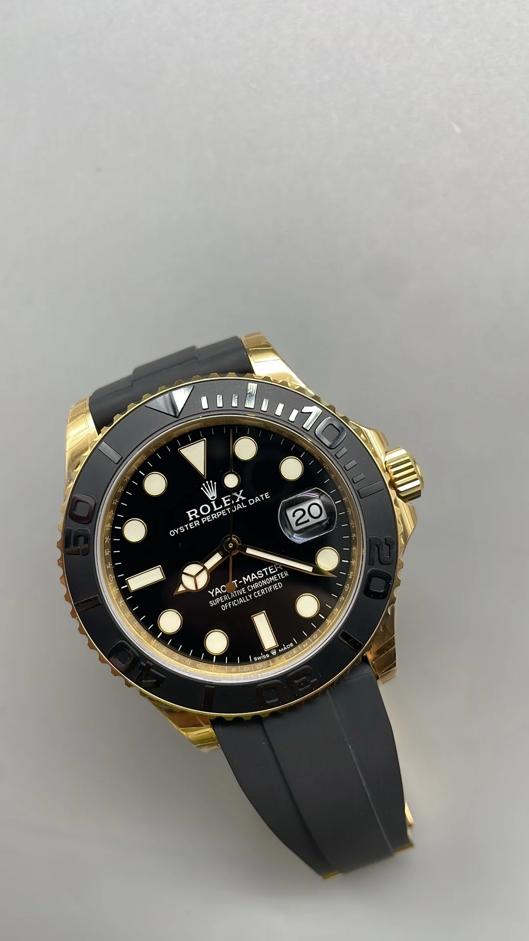 Rolex Yacht-Master 42mm — photographed off the sweep