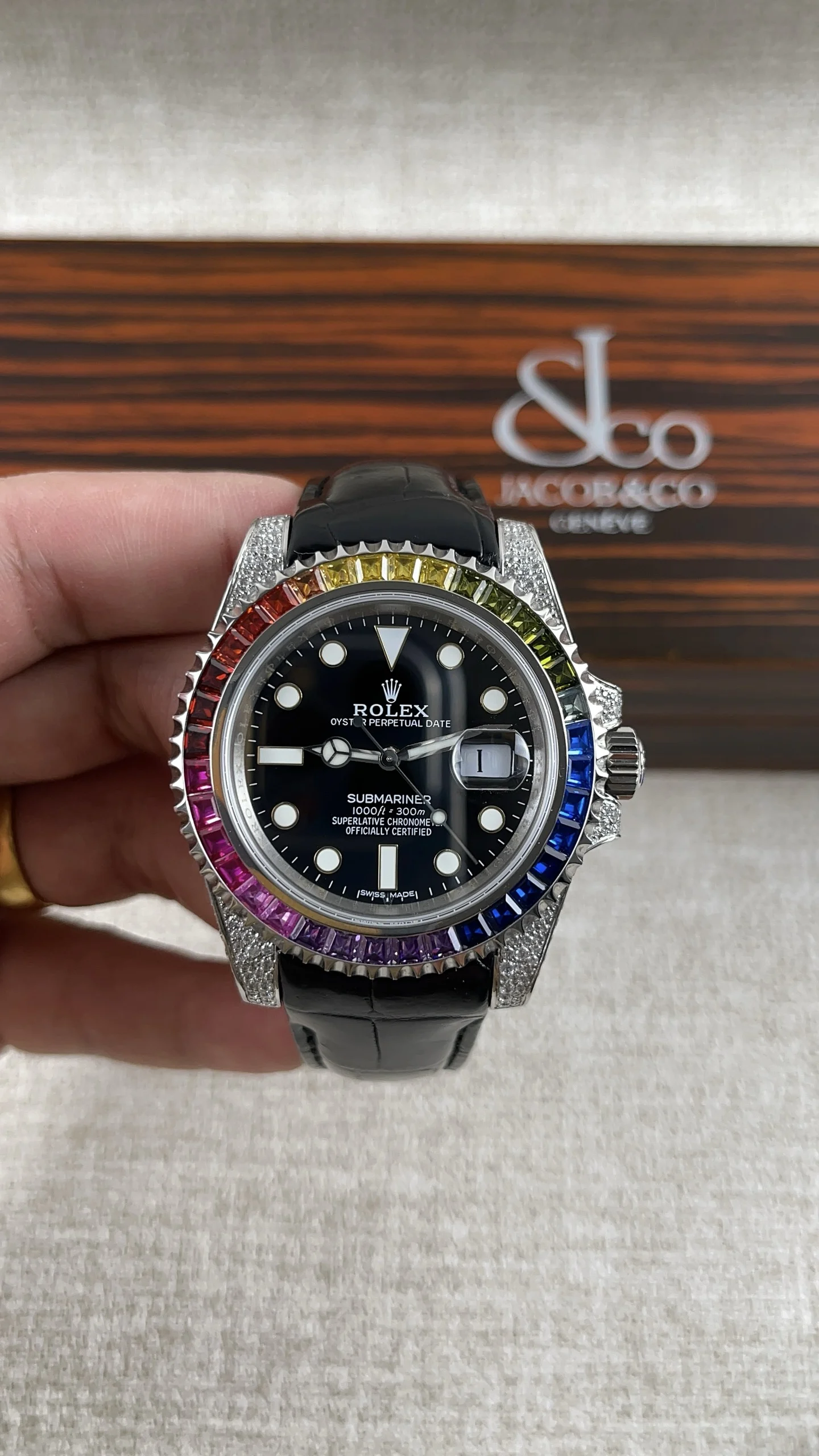Rolex Yacht-Master — photographed off the sweep