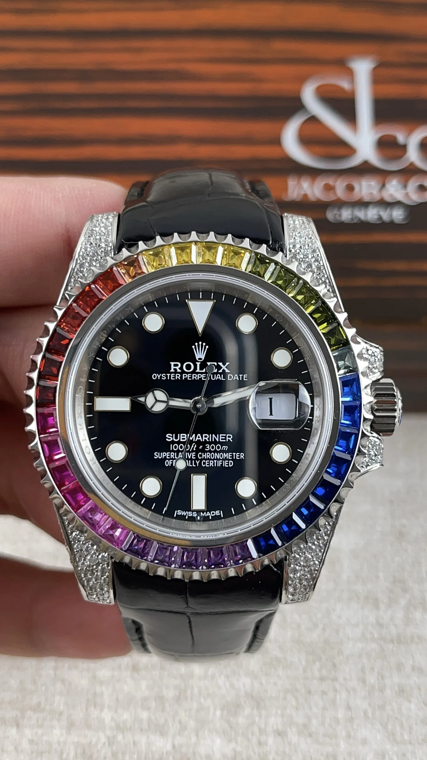 Rolex Yacht-Master — photographed off the sweep
