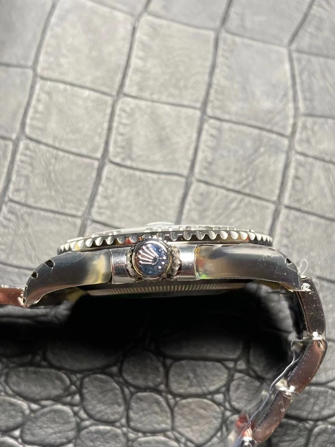Rolex Yacht-Master Blue Dial — photographed off the sweep