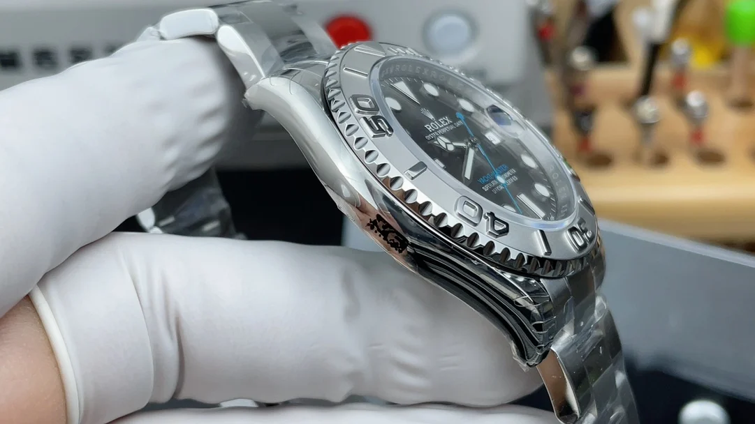 Rolex Yacht-Master Grey Dial — photographed off the sweep