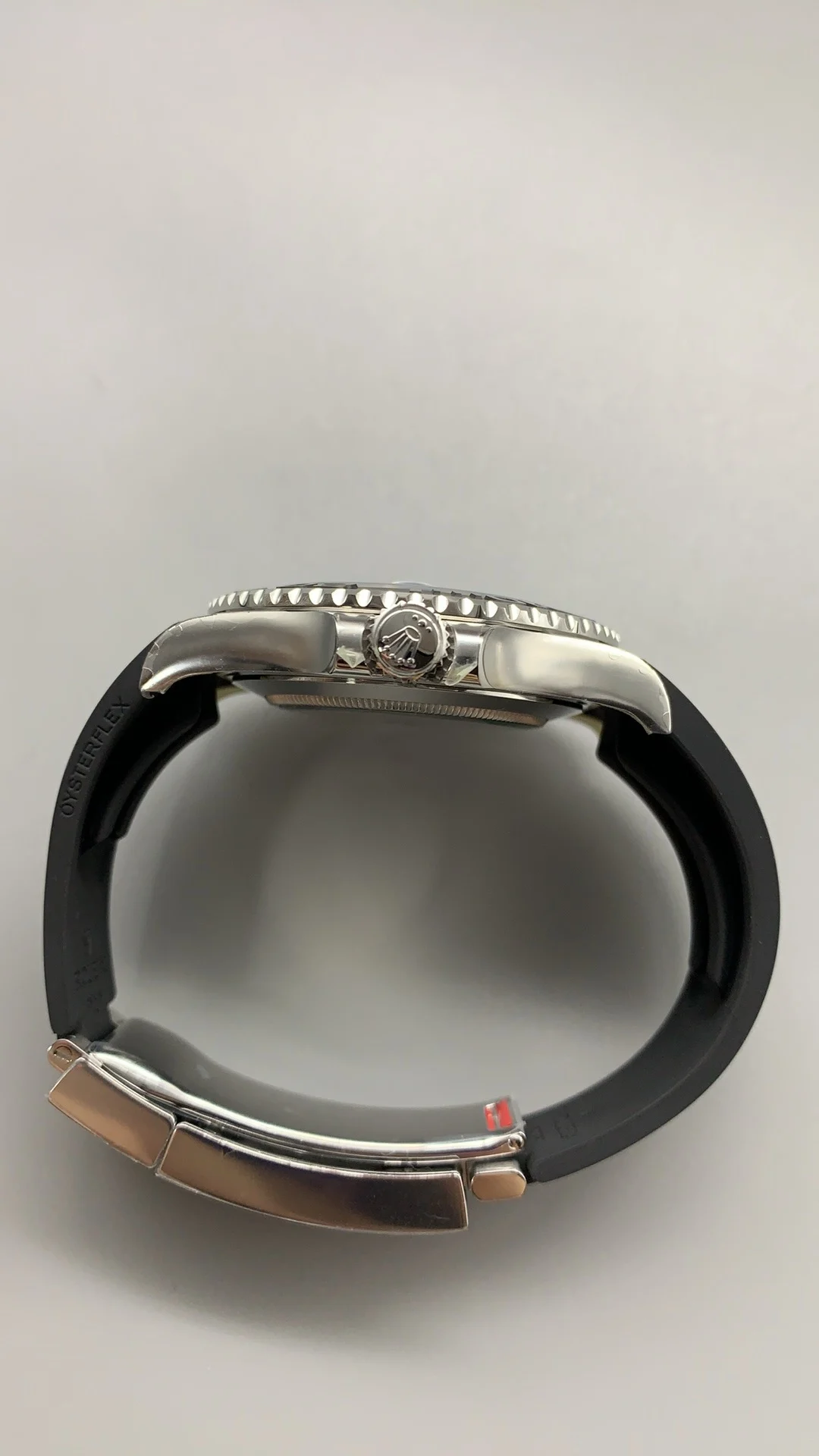 Rolex Yacht-Master Platinum 42mm — photographed off the sweep