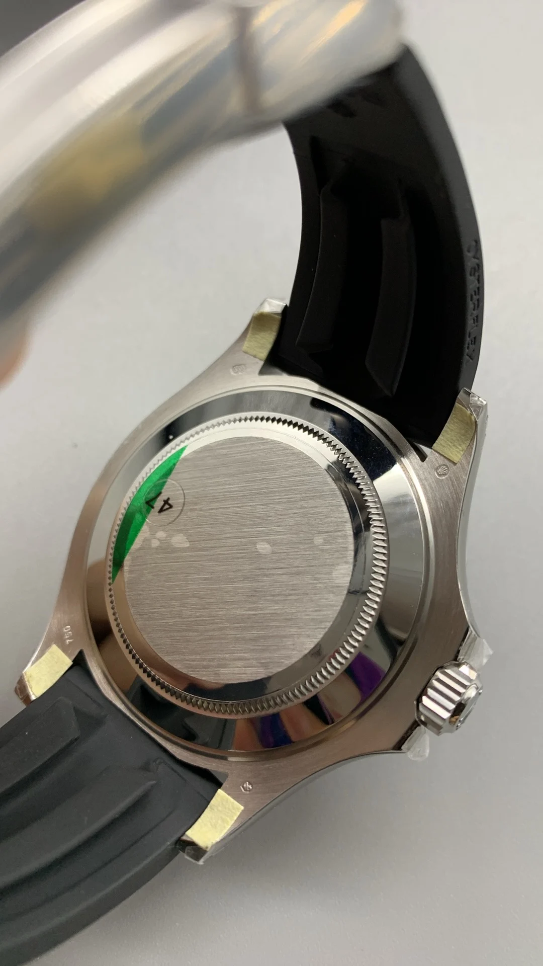 Rolex Yacht-Master Platinum 42mm — photographed off the sweep