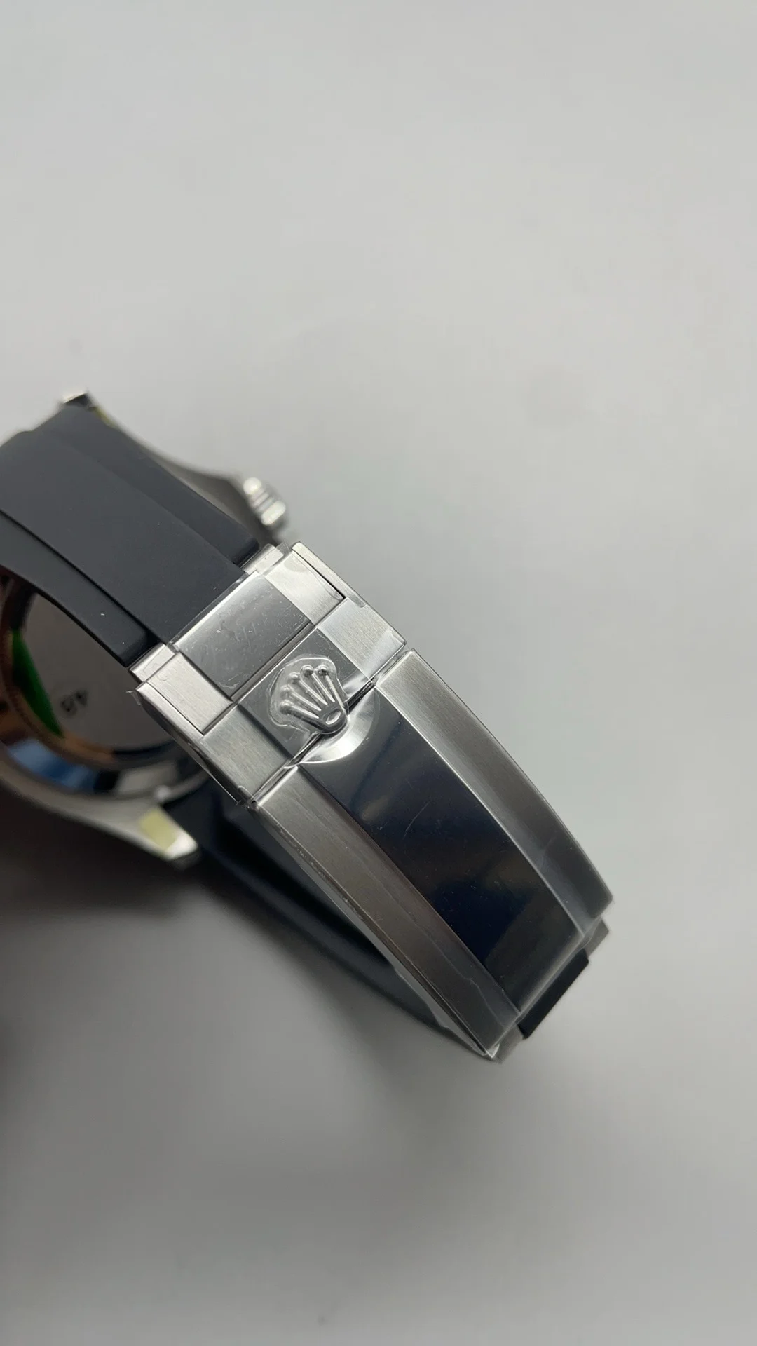 Rolex Yacht-Master Platinum 42mm — photographed off the sweep
