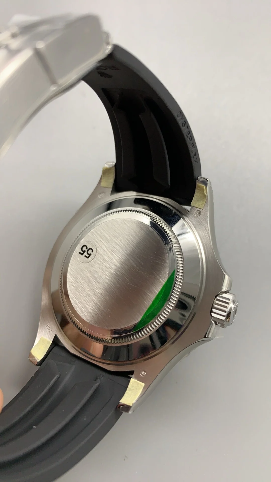 Rolex Yacht-Master Platinum 42mm — photographed off the sweep