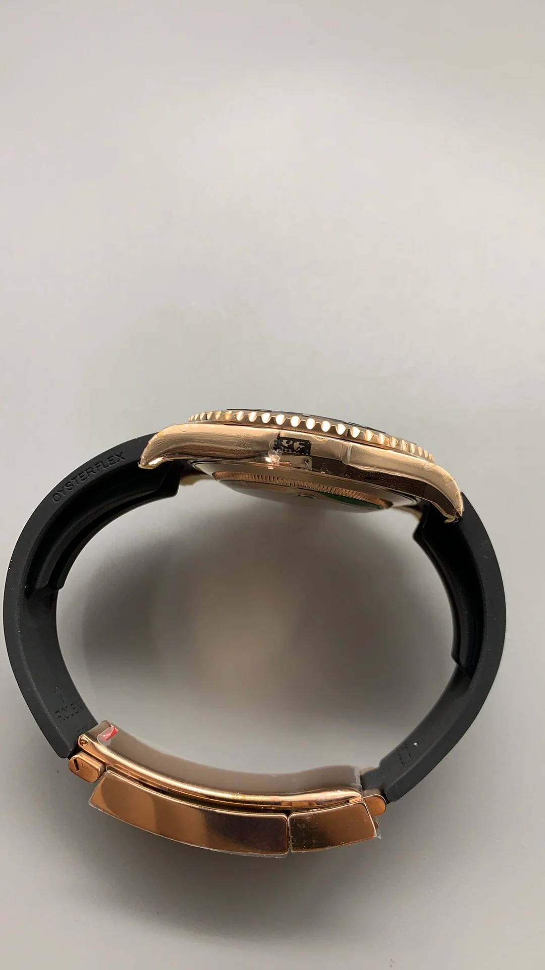 Rolex Yacht-Master Rose Gold 40mm — photographed off the sweep