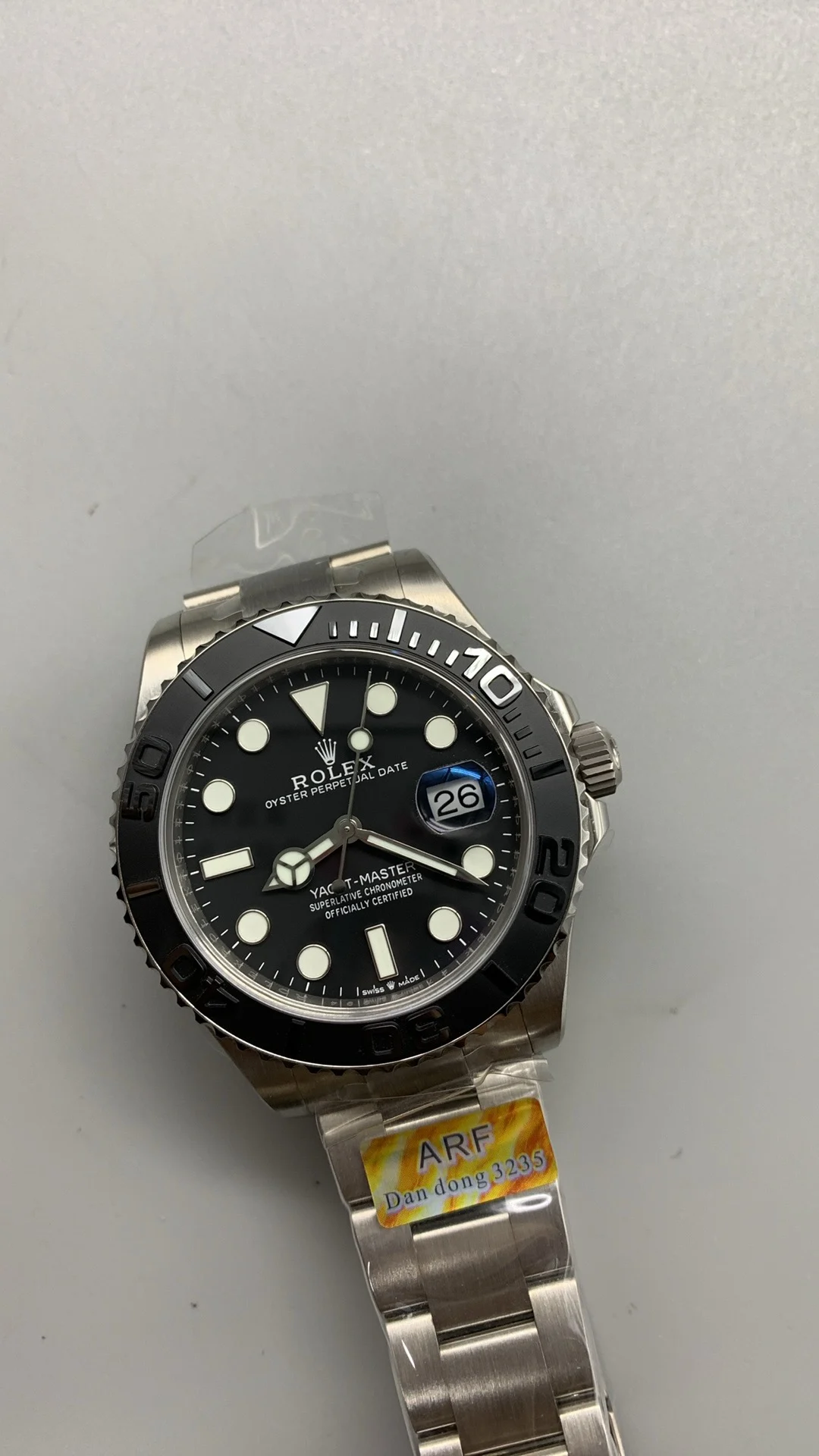 Rolex Yacht-Master Titanium 42mm — photographed off the sweep