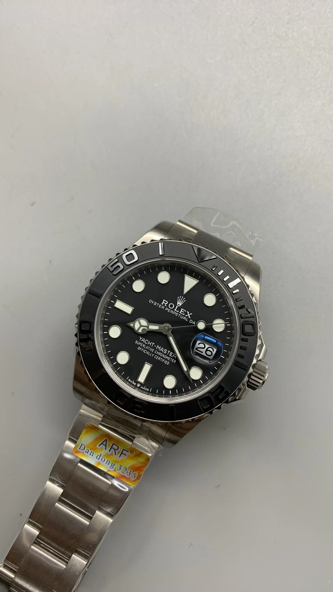 Rolex Yacht-Master Titanium 42mm — photographed off the sweep