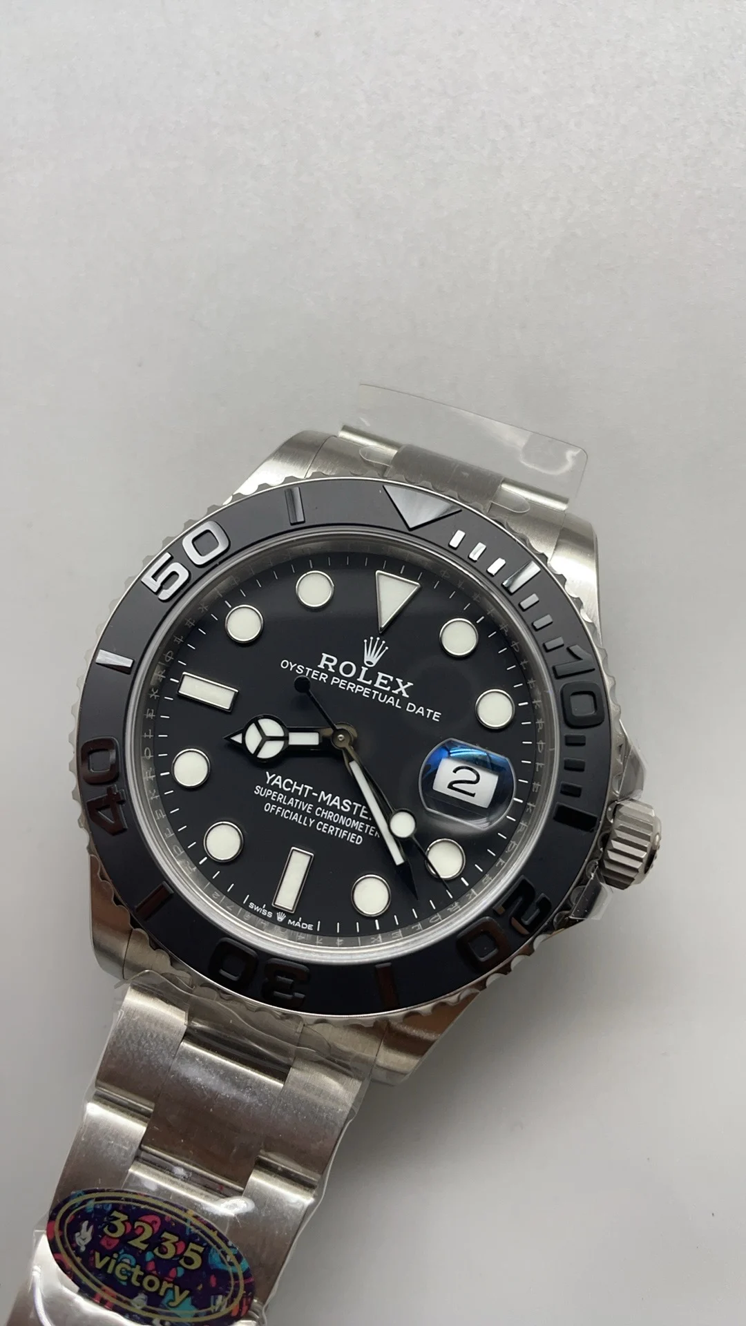 Rolex Yacht-Master Titanium 42mm — photographed off the sweep