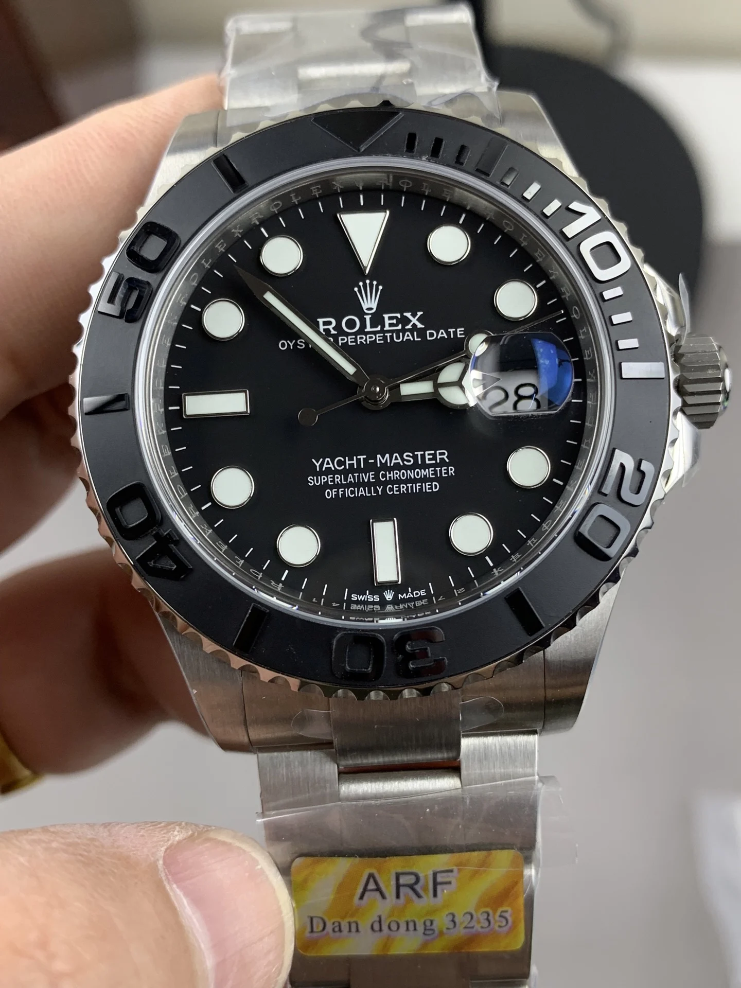 Rolex Yacht-Master Titanium — photographed off the sweep