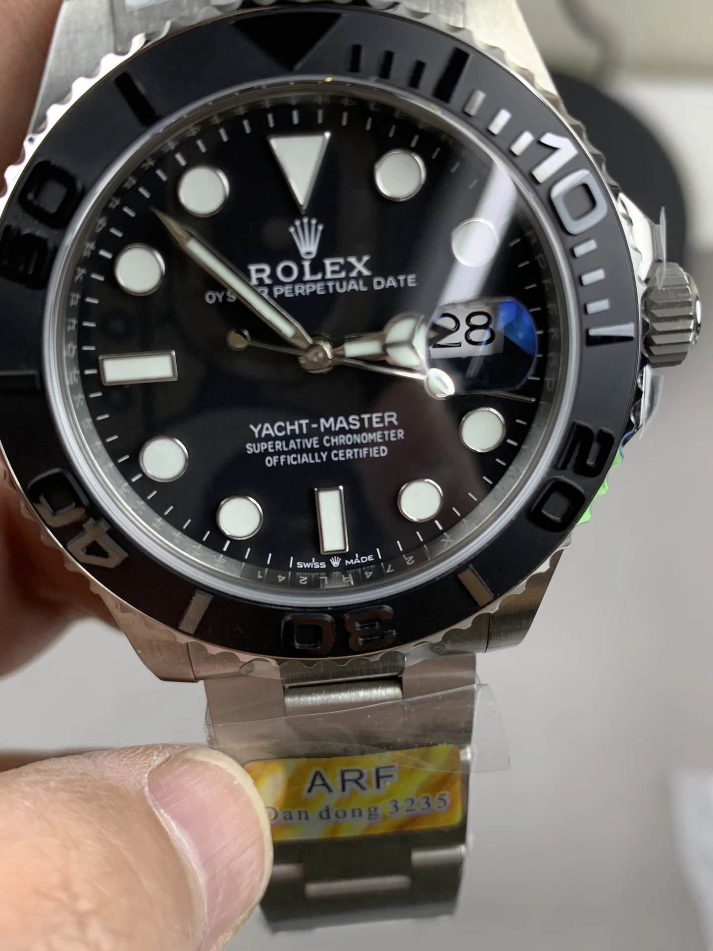 Rolex Yacht-Master Titanium — photographed off the sweep