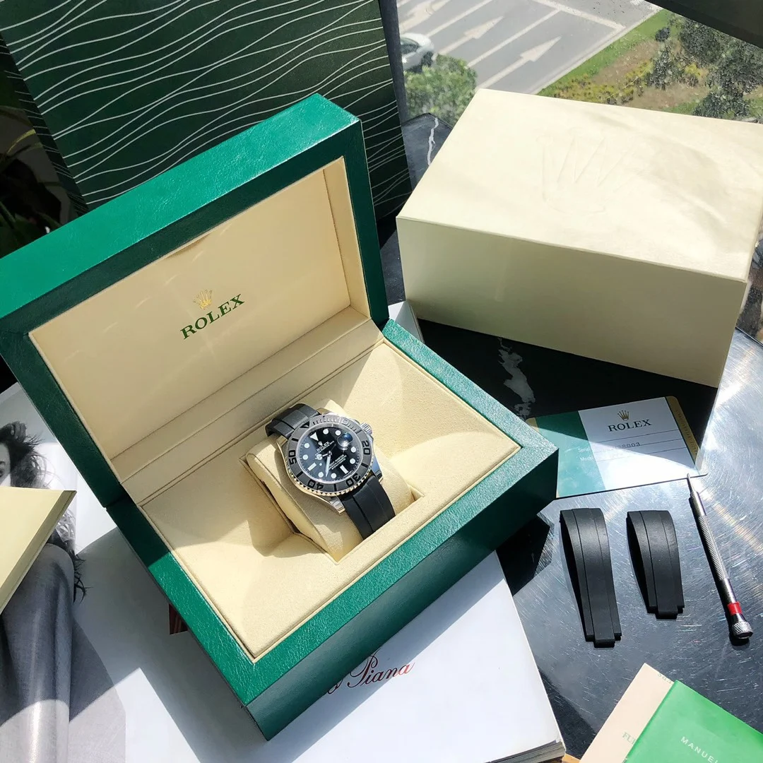 Rolex Yacht-Master White Gold Black Dial 40mm