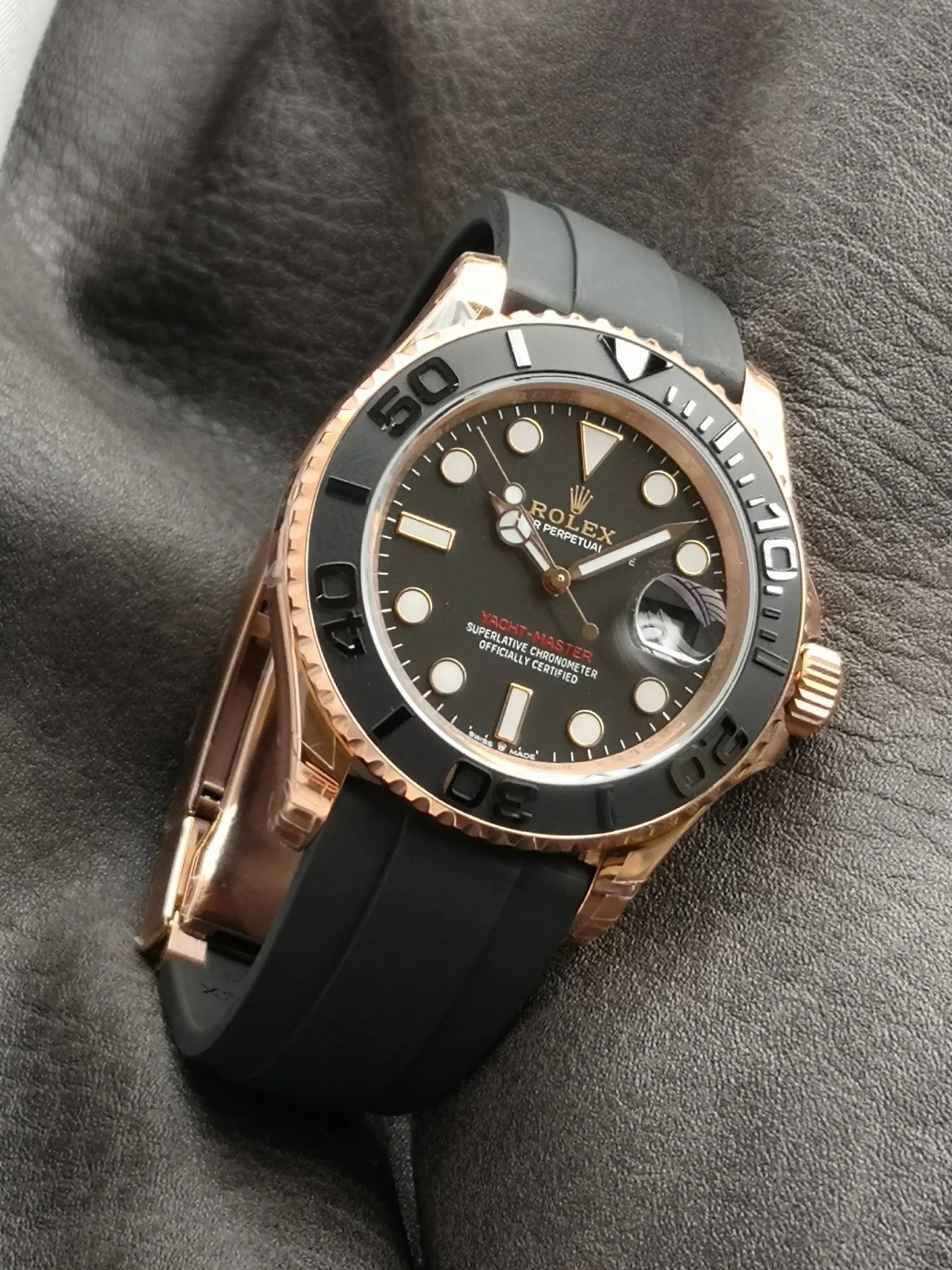 Rolex Yacht-Master White Gold Black Dial 42mm