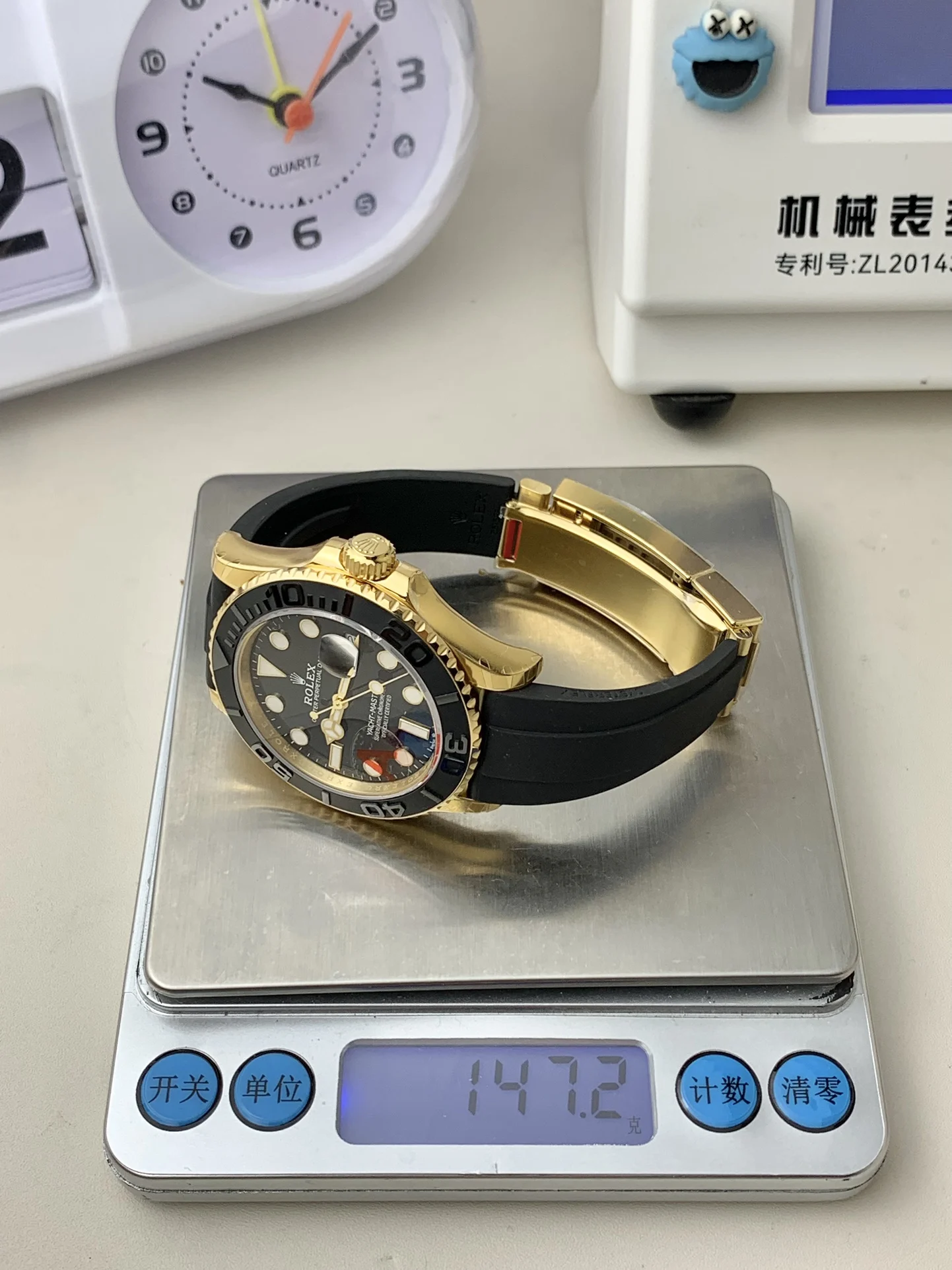 Rolex Yacht-Master — photographed off the sweep