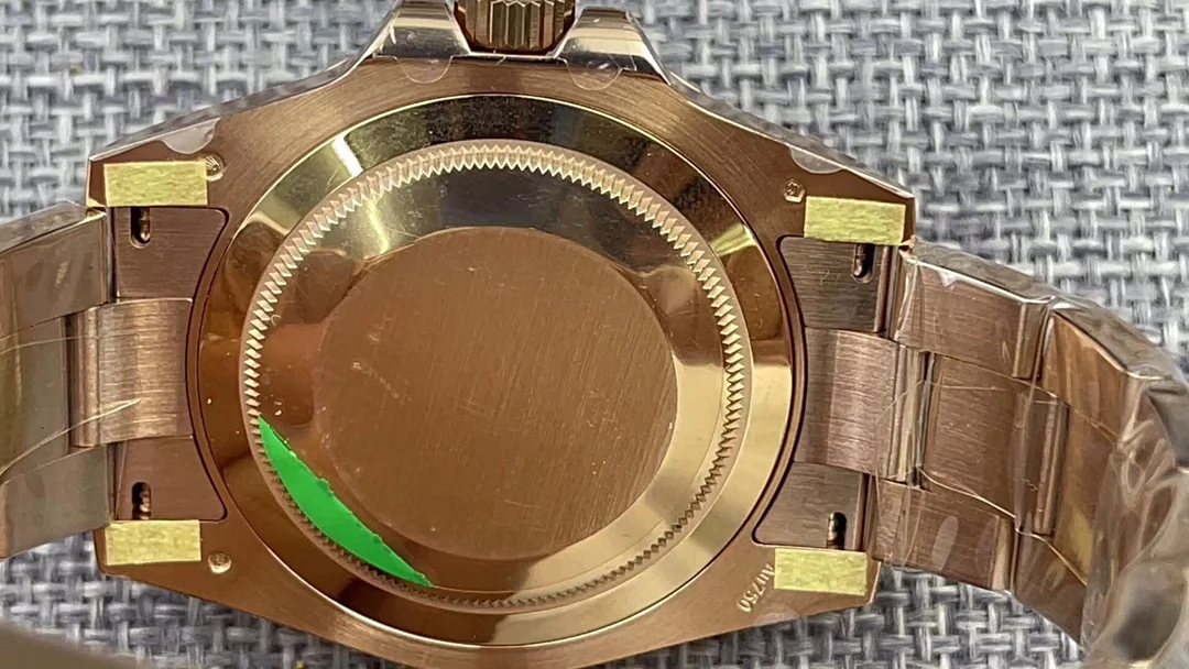 Rolex Yellow Gold — photographed off the sweep
