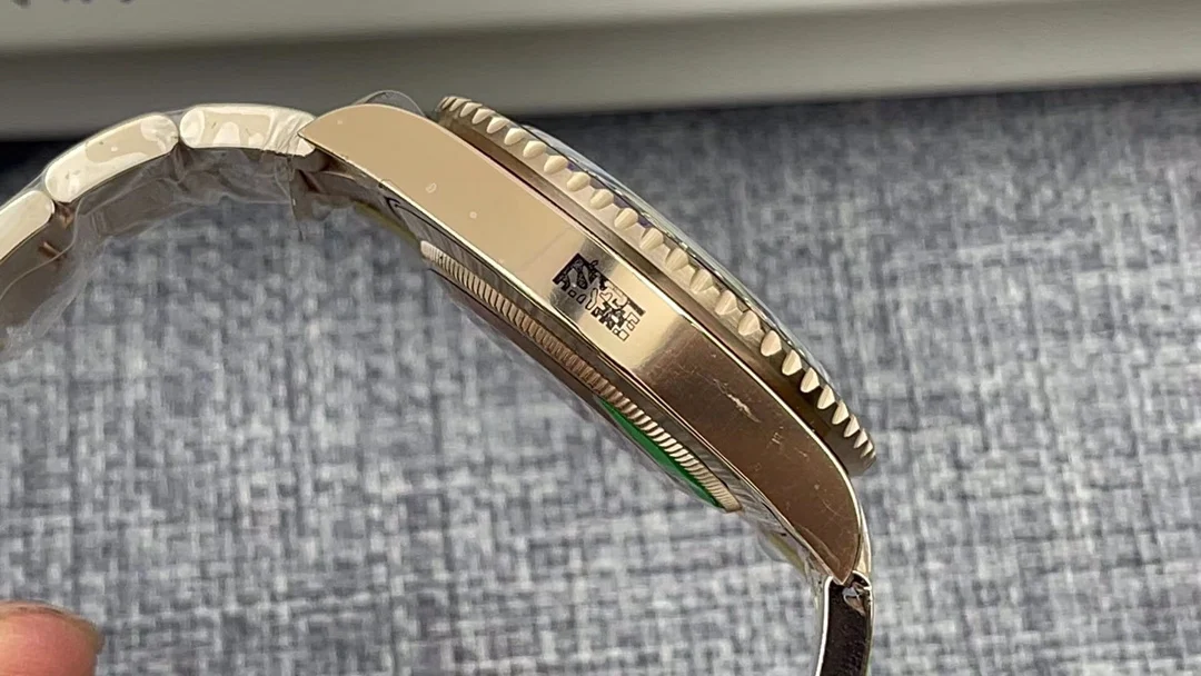 Rolex Yellow Gold — photographed off the sweep