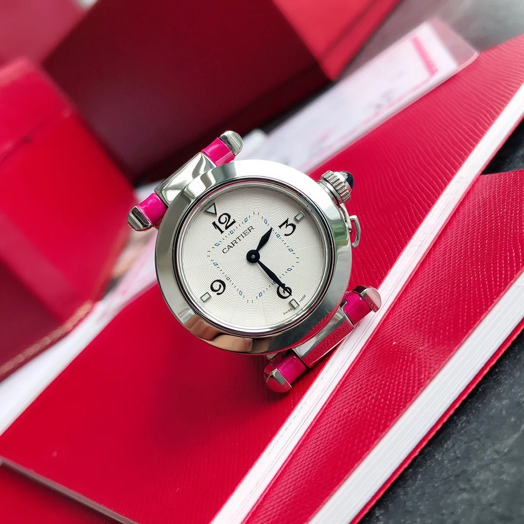Style 4 Rose Red and Silver — photographed off the sweep