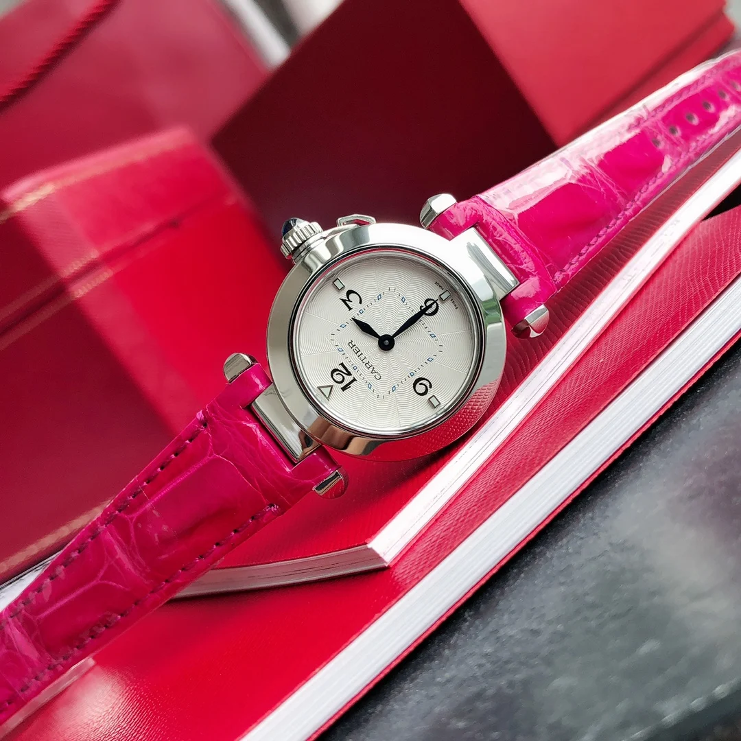 Style 4 Rose Red and Silver — photographed off the sweep