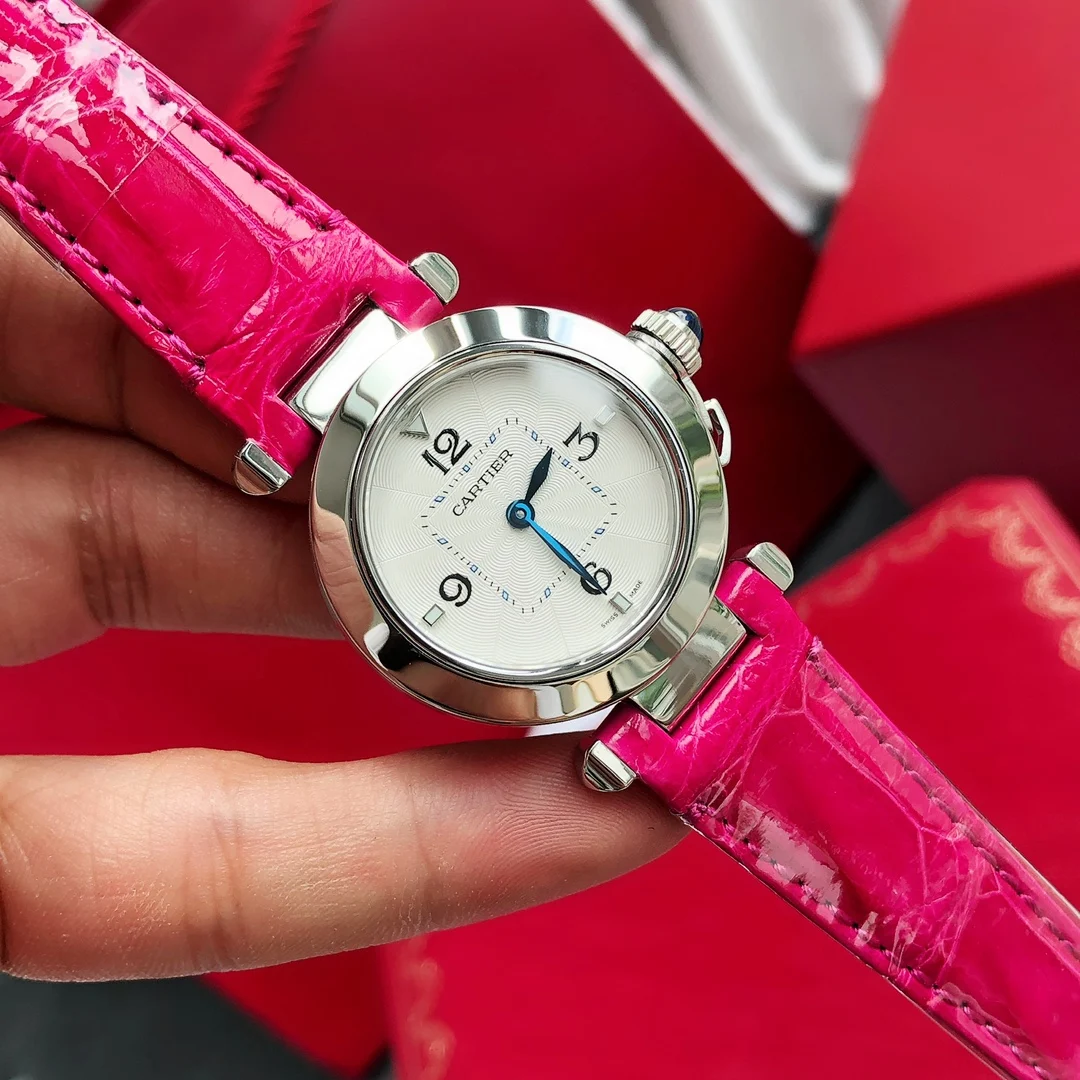 Style 4 Rose Red and Silver — photographed off the sweep