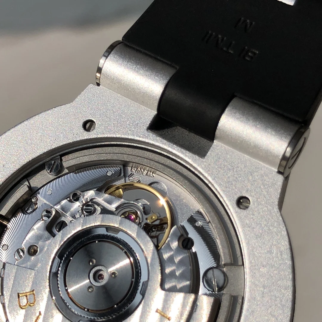 Swiss-made Movement Movement (details) — photographed off the sweep
