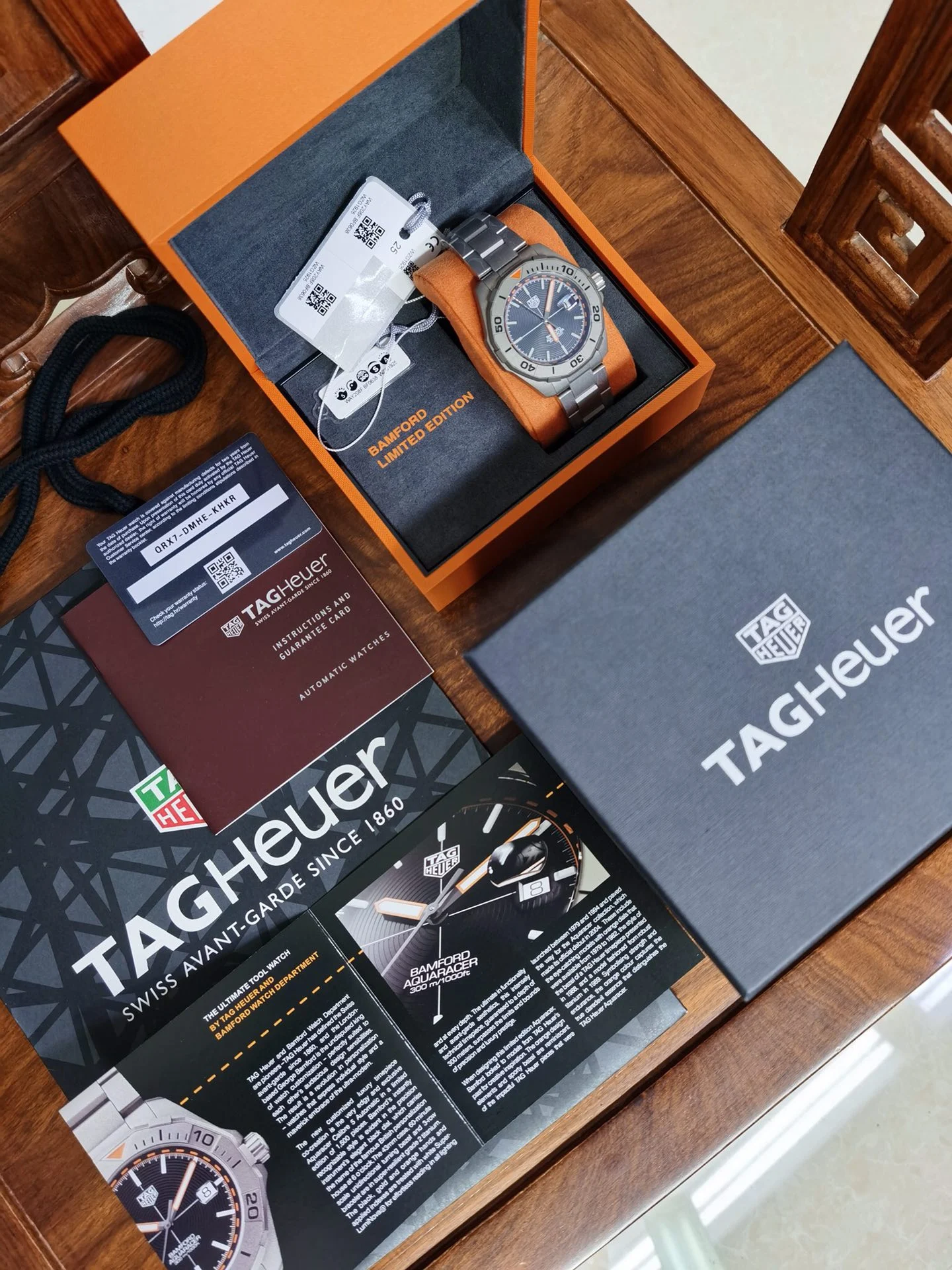 TAG Heuer Aquaracer Titanium Orange Dial 43mm