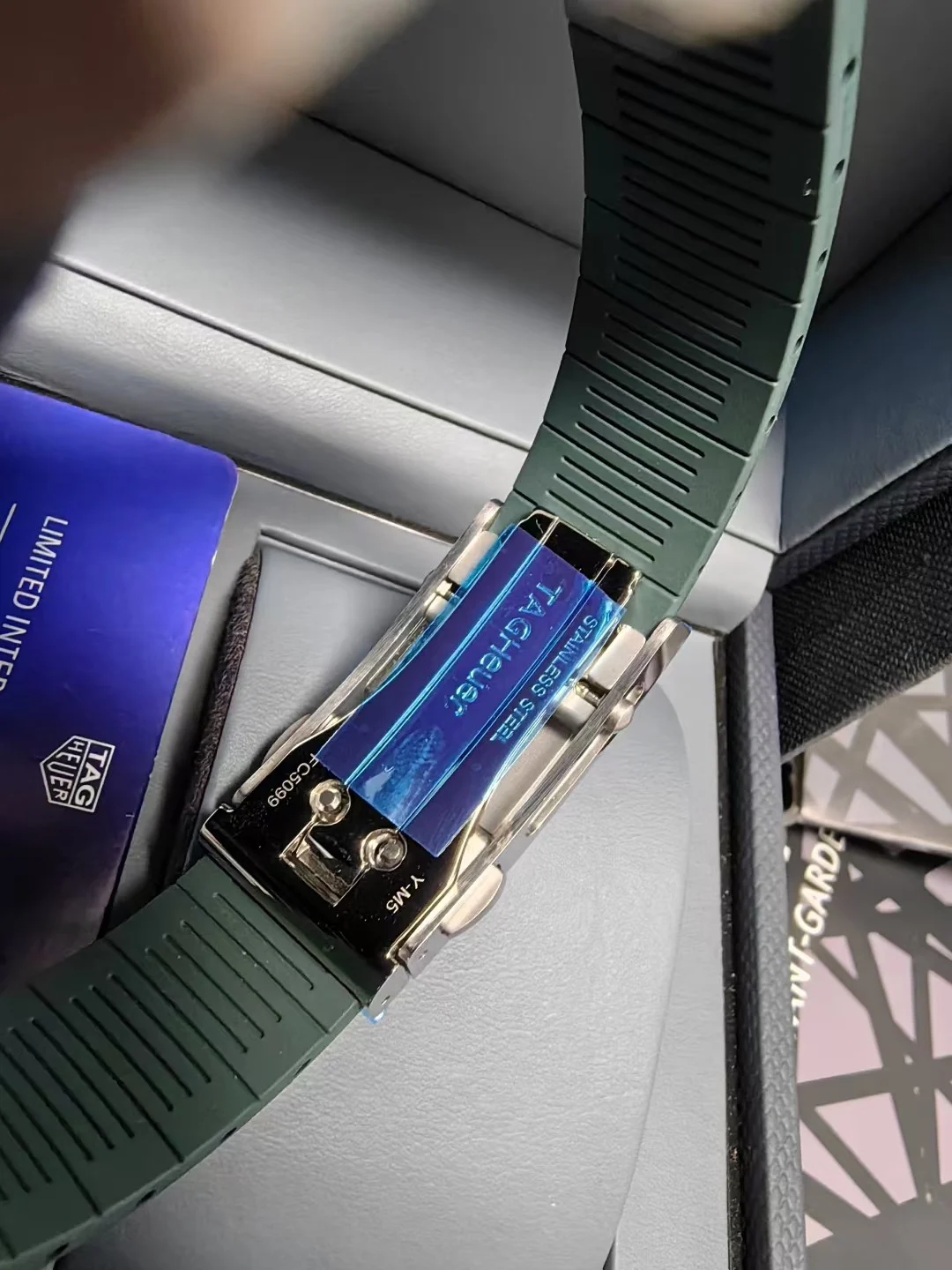 TAG Heuer Aquaracer Two-Tone — photographed off the sweep