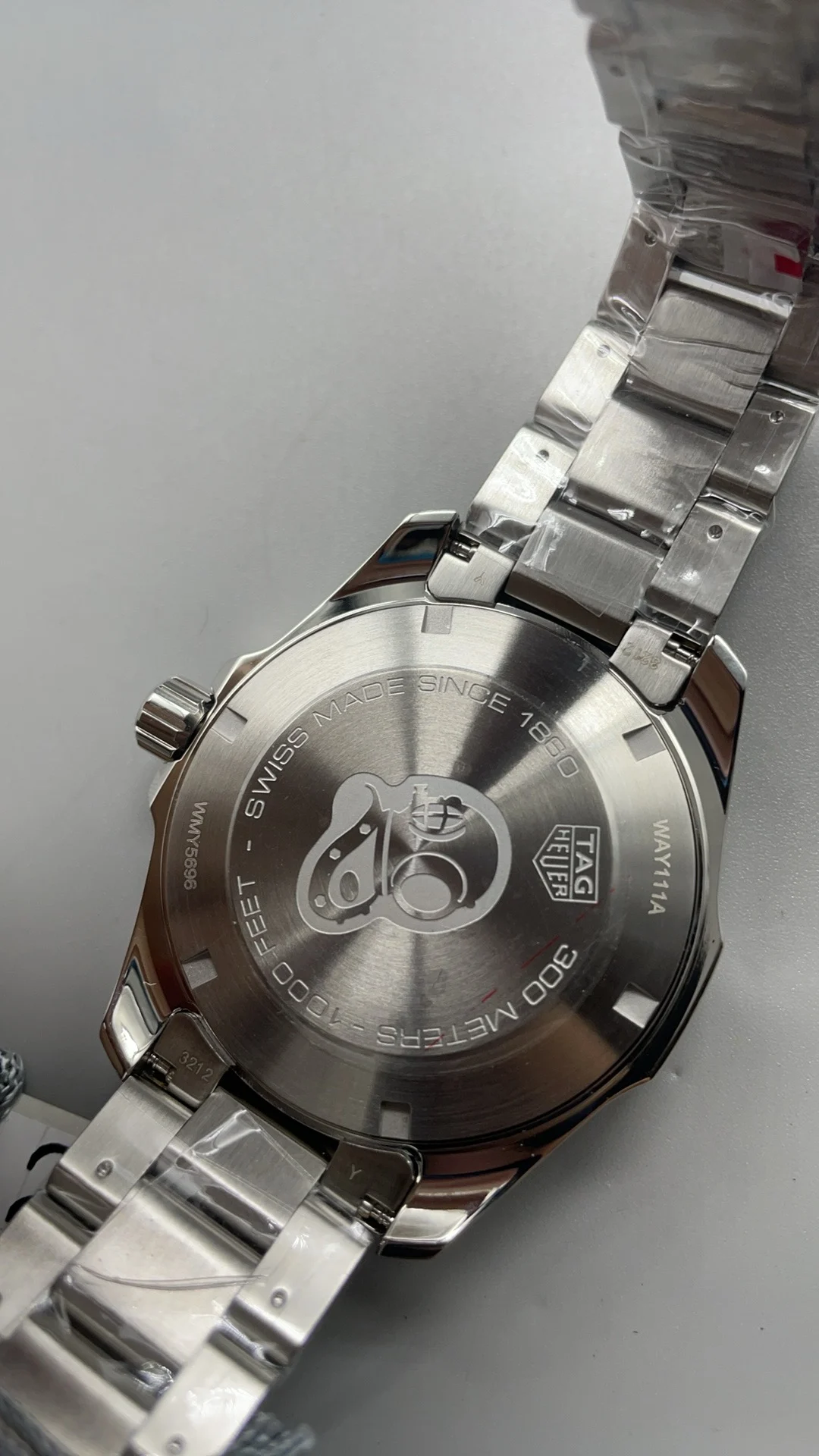 TAG Heuer Black Dial 41mm — photographed off the sweep