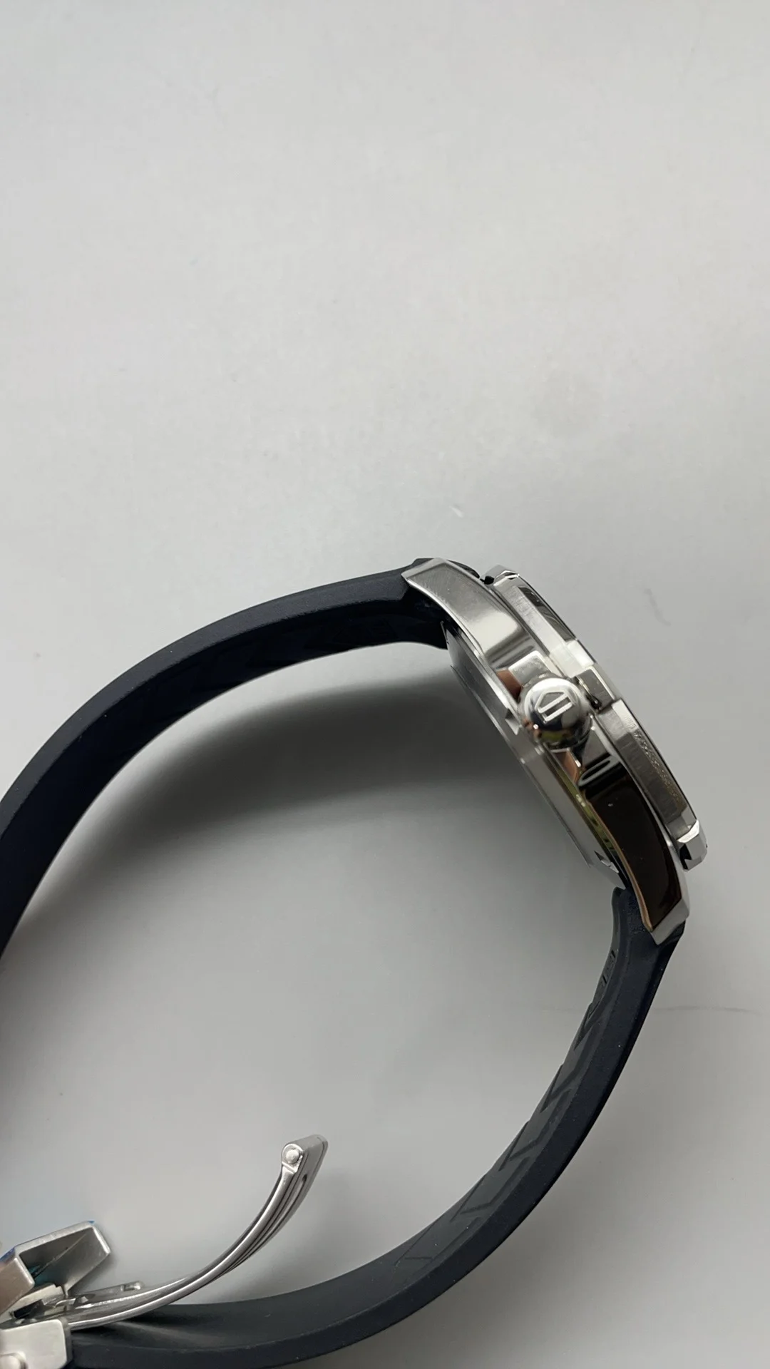 TAG Heuer Black Dial 41mm — photographed off the sweep
