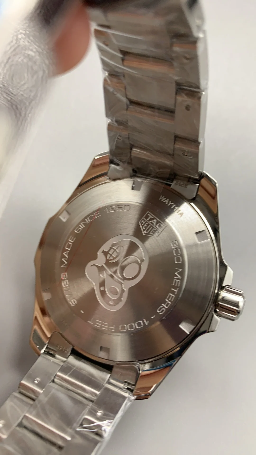TAG Heuer Black Dial 41mm — photographed off the sweep