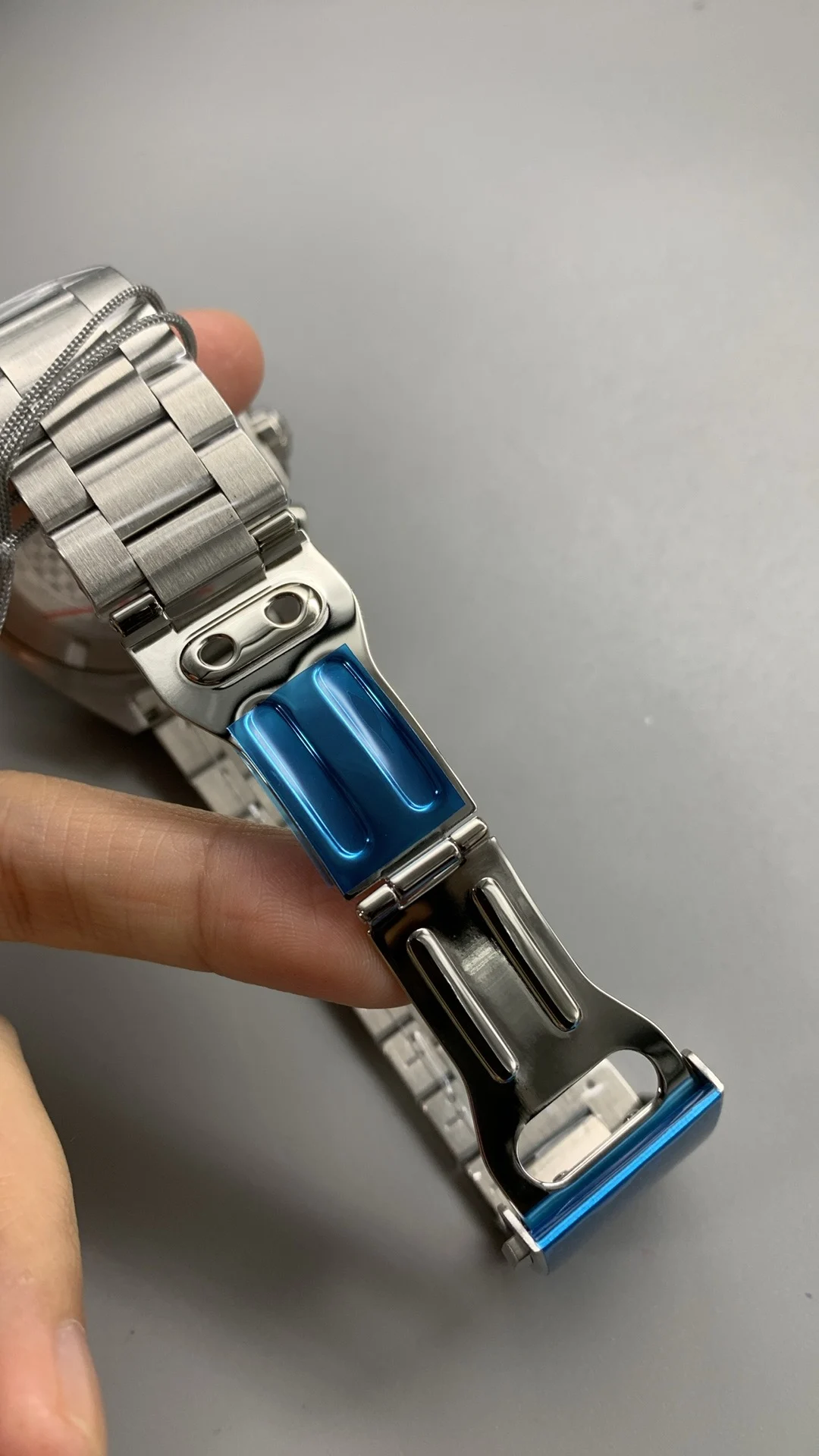 TAG Heuer Blue Dial — photographed off the sweep
