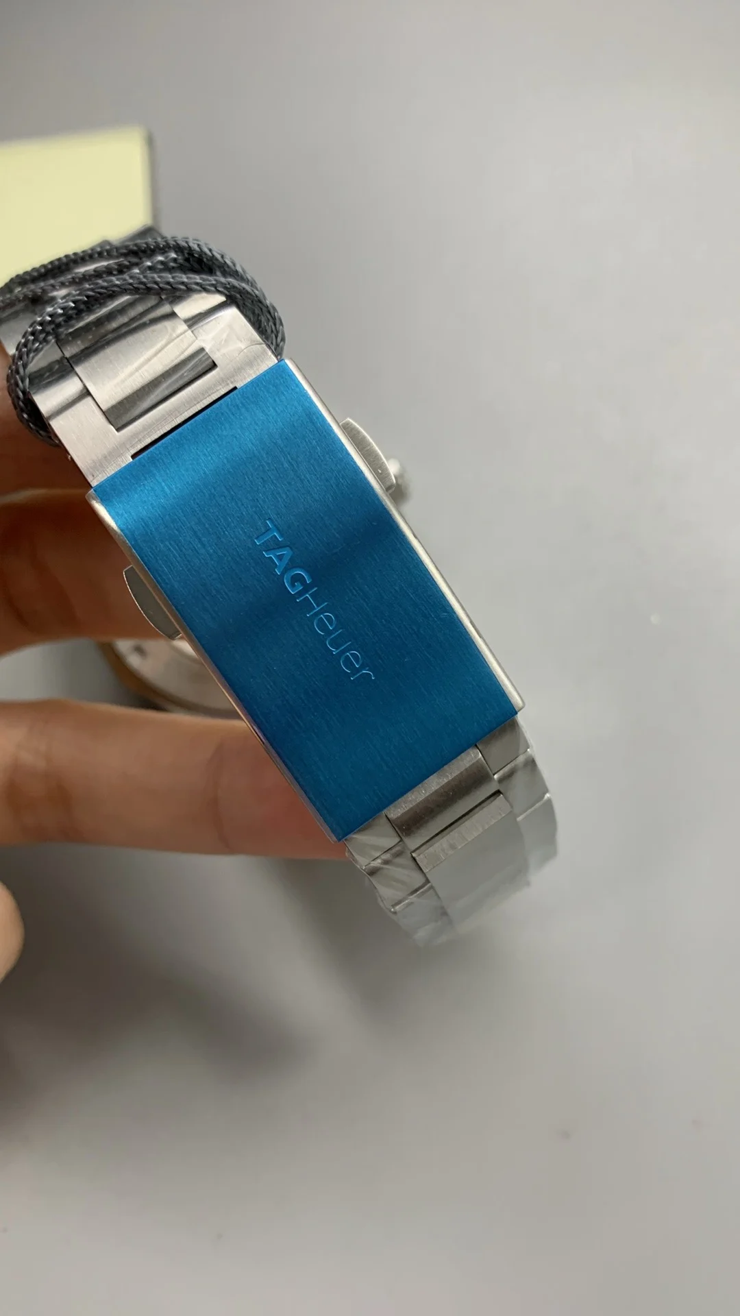 TAG Heuer Blue Dial — photographed off the sweep
