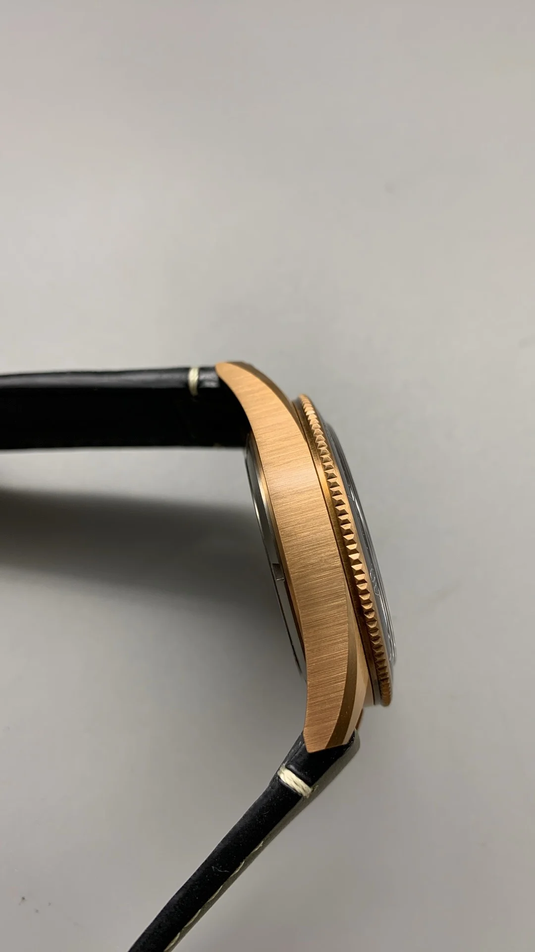 TAG Heuer Bronze 43mm — photographed off the sweep