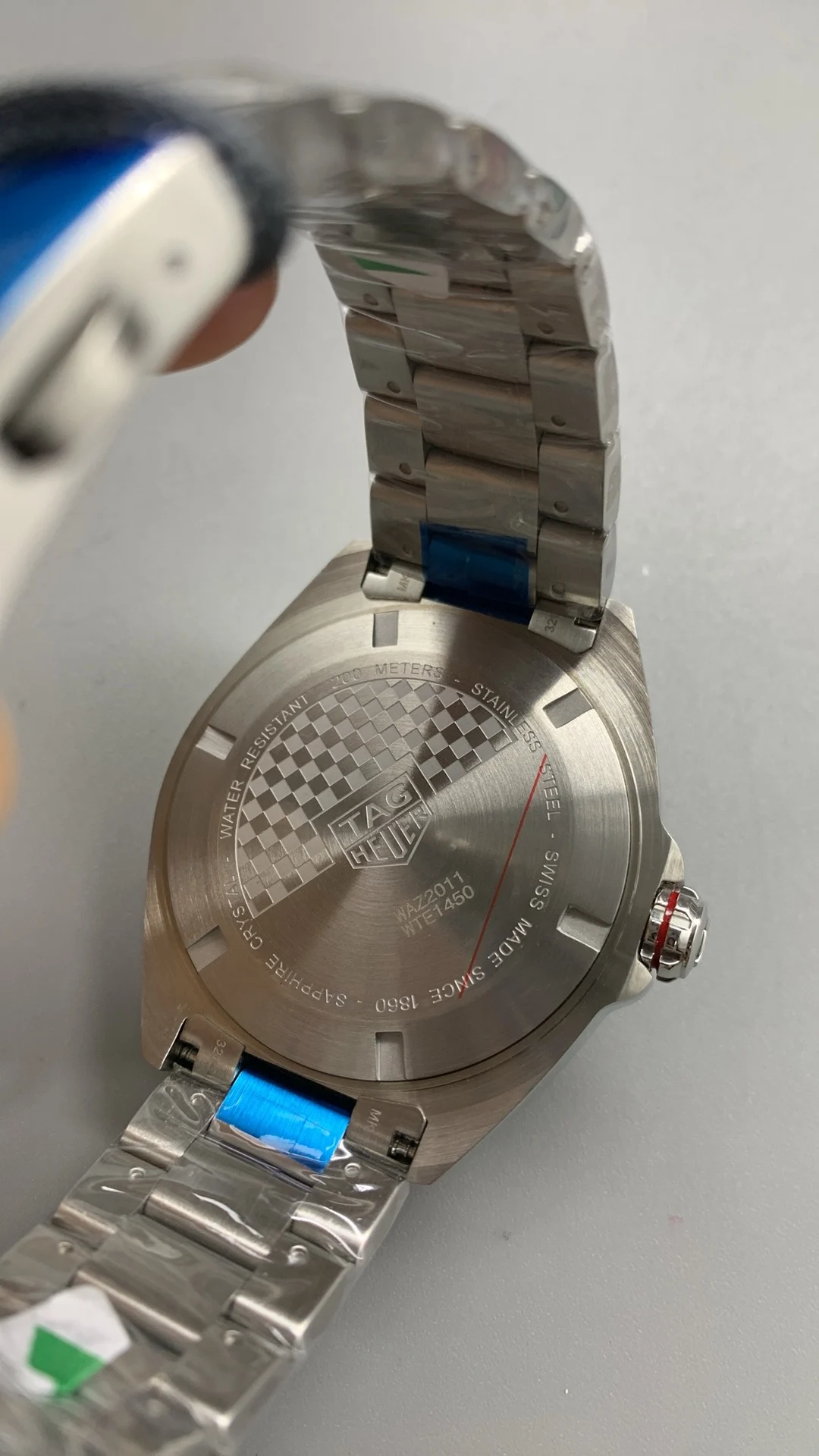 TAG Heuer Ceramic Grey Dial — photographed off the sweep