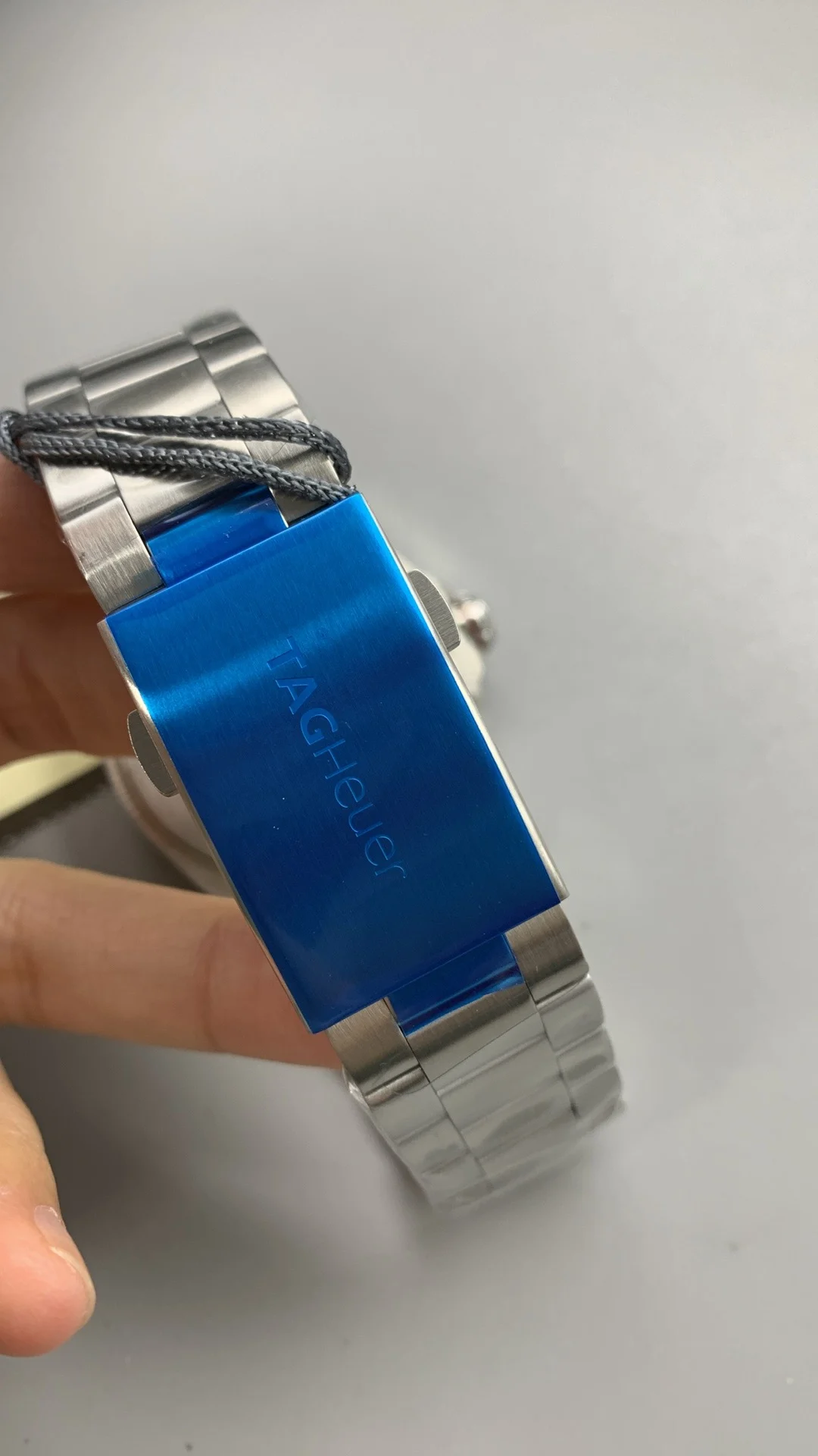 TAG Heuer Ceramic Grey Dial — photographed off the sweep