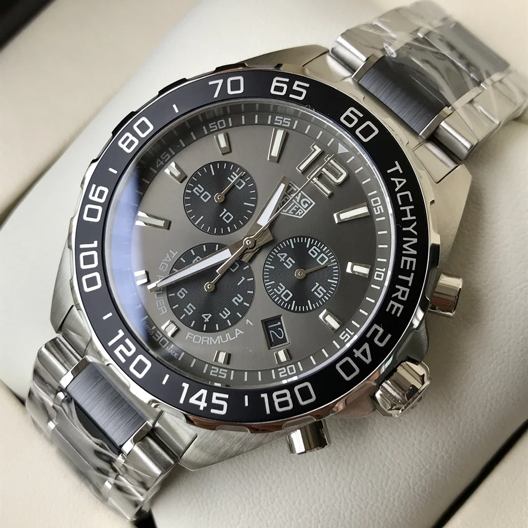 TAG Heuer Ceramic — photographed off the sweep