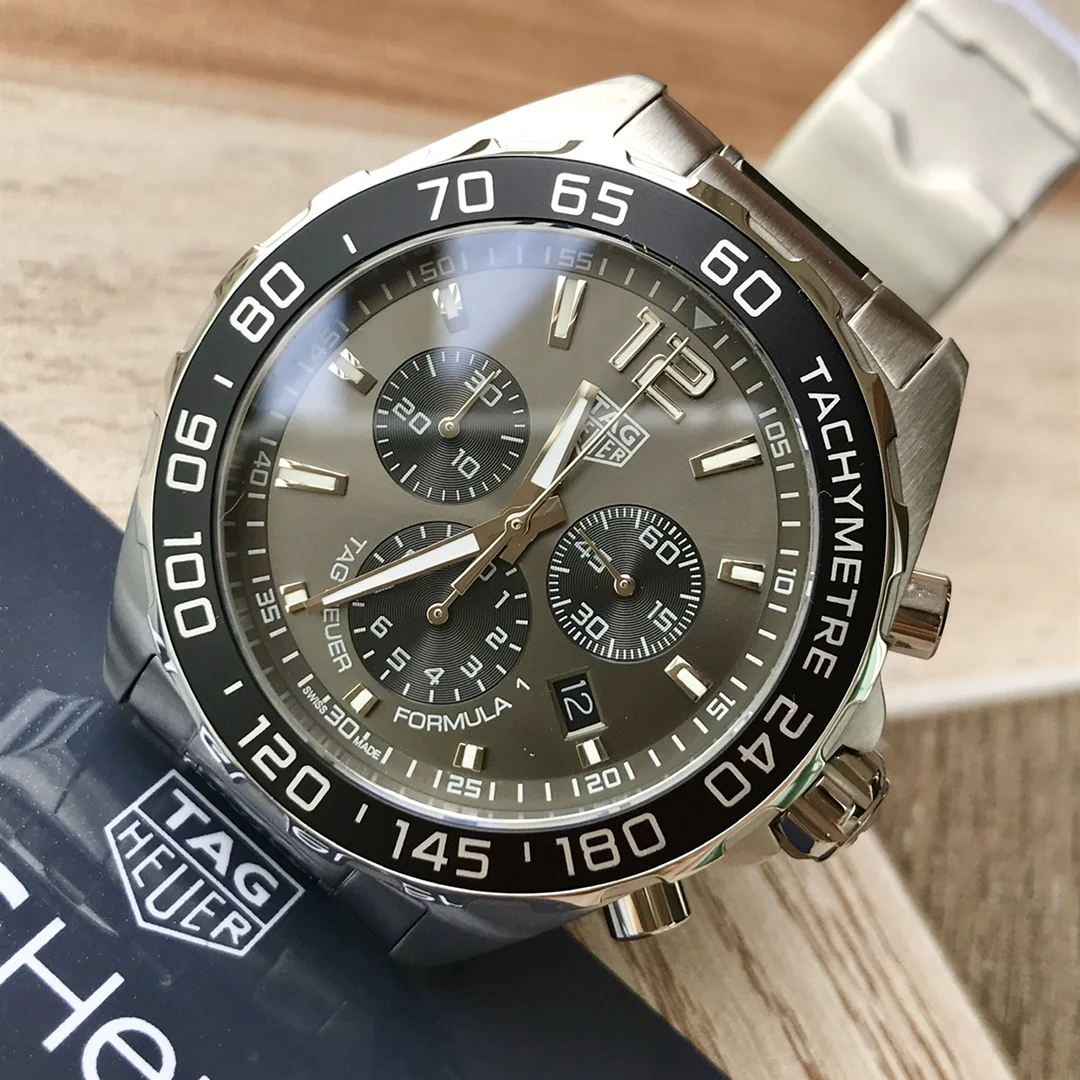 TAG Heuer Ceramic — photographed off the sweep