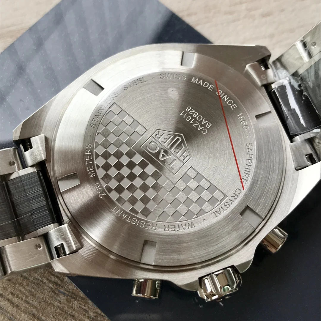 TAG Heuer Ceramic — photographed off the sweep