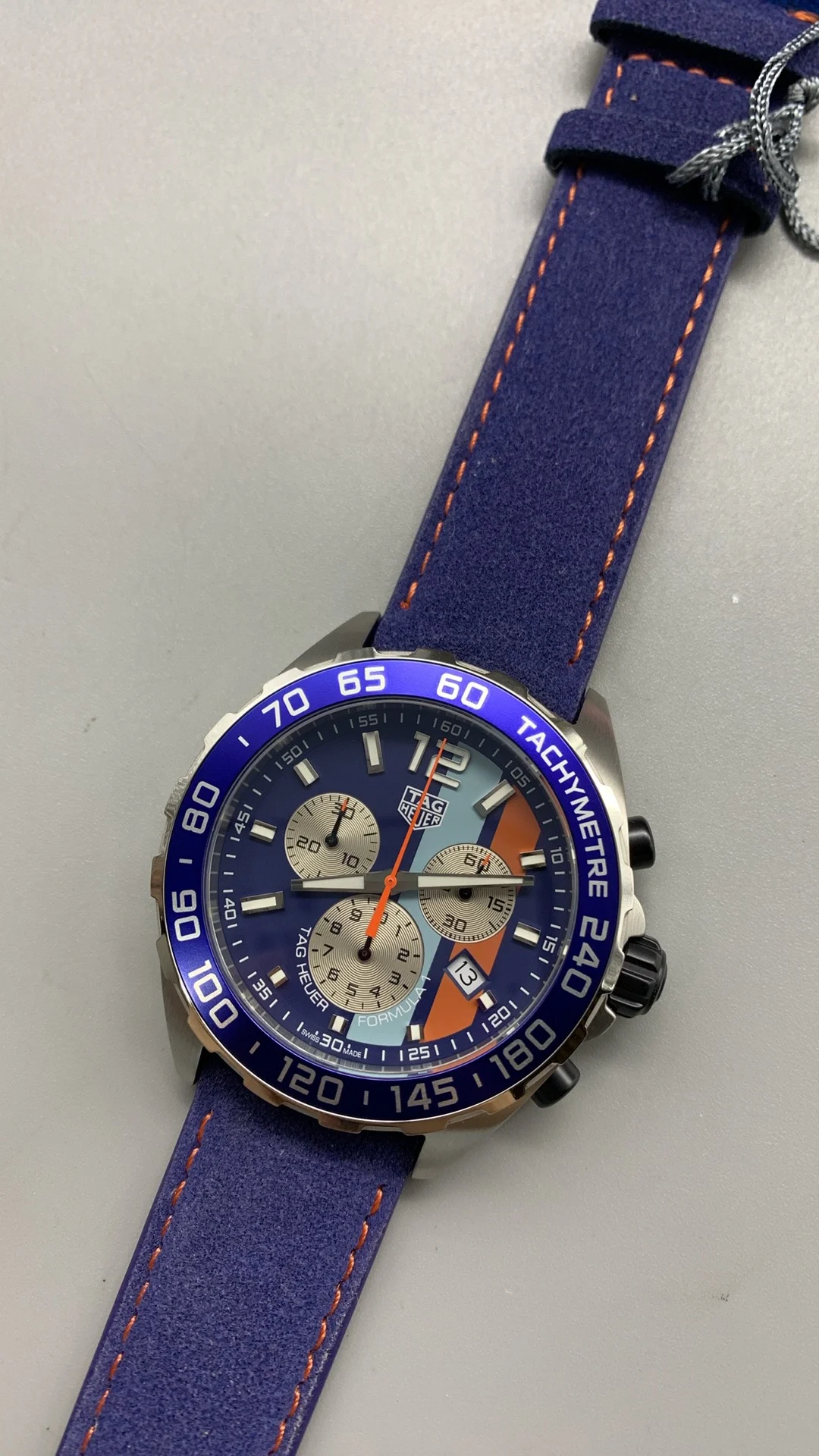TAG Heuer racing car, quartz time trial