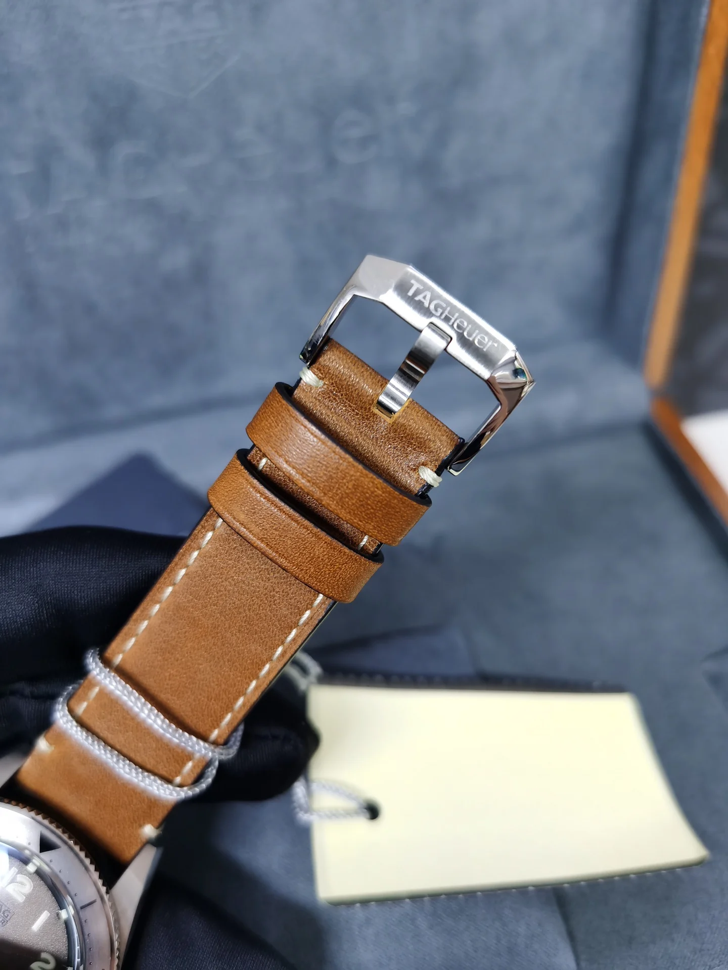TAG Heuer Steel 42mm — photographed off the sweep