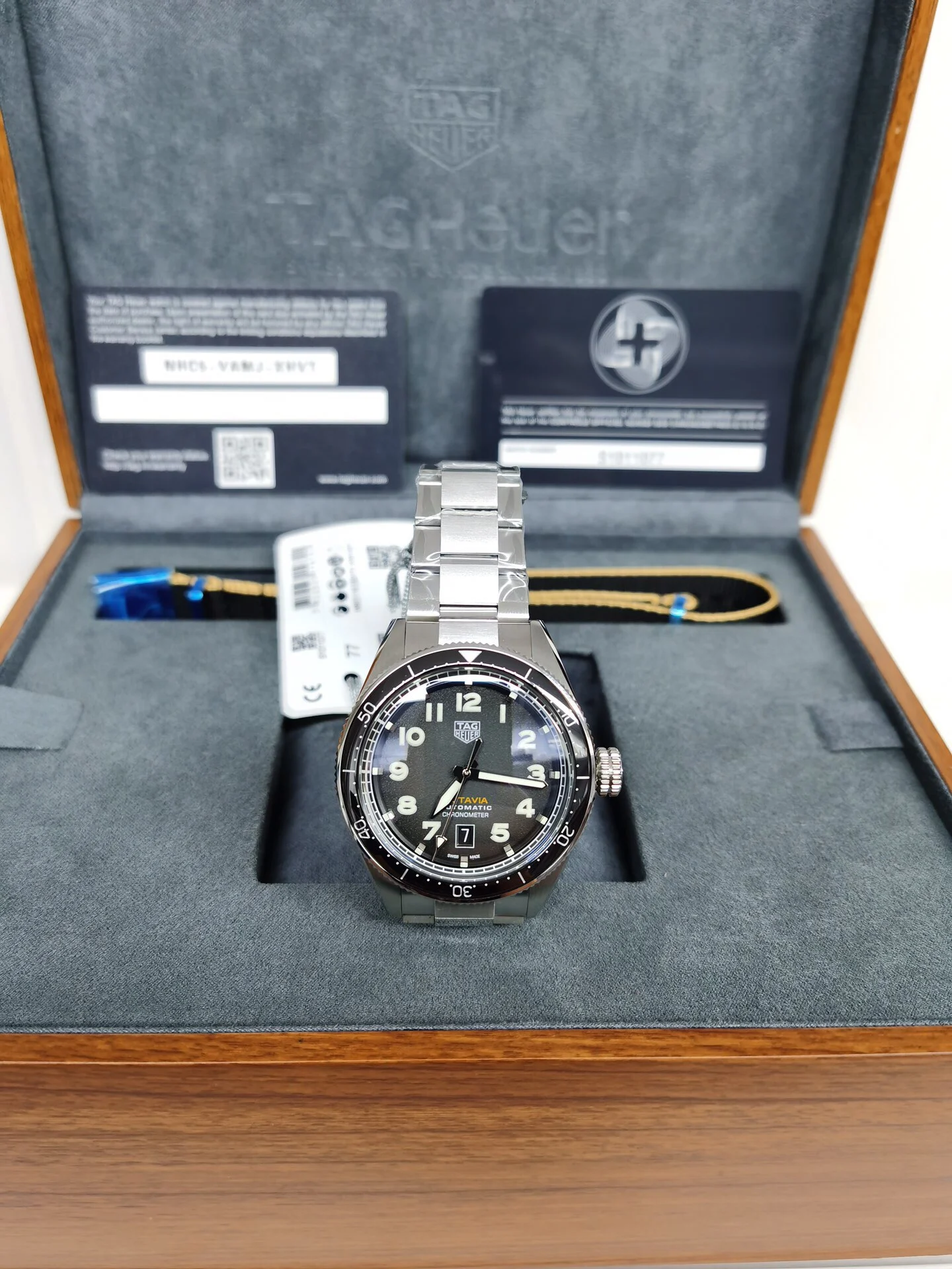 TAG Heuer Steel 42mm — photographed off the sweep