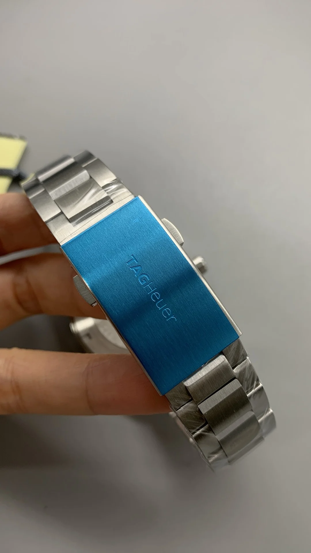 TAG Heuer White Dial — photographed off the sweep